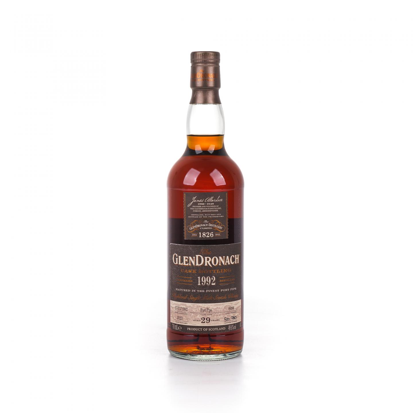 Glendronach 格兰多纳 29年 1992-2023 行货 单桶#6096