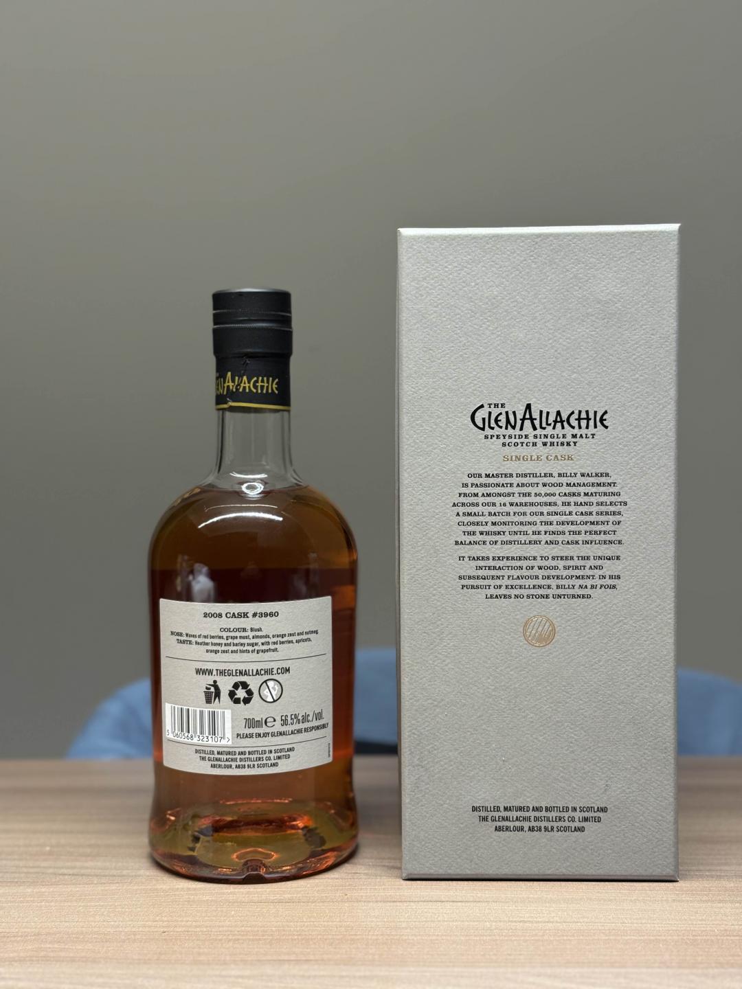 Glenallachie 格兰纳里奇12年单桶2008-2021 rioja里奥哈葡萄酒桶 牛年限定