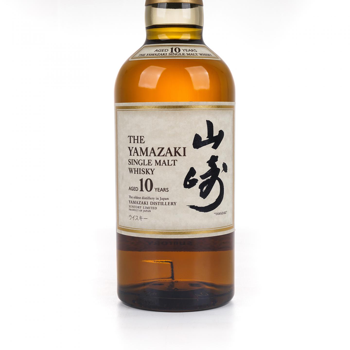 山崎 10年 Single Malt 金花盖