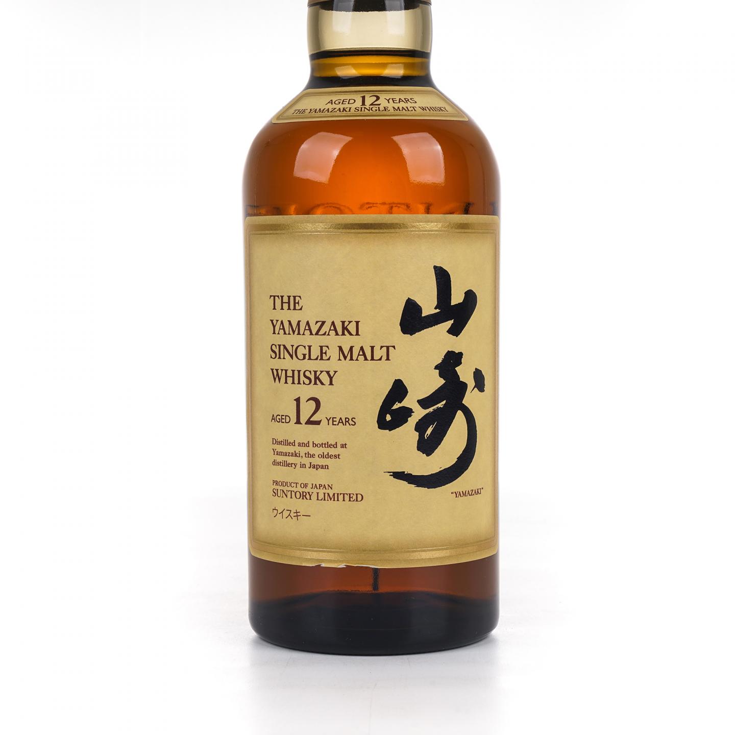 山崎 12年 Single Malt 金花盖