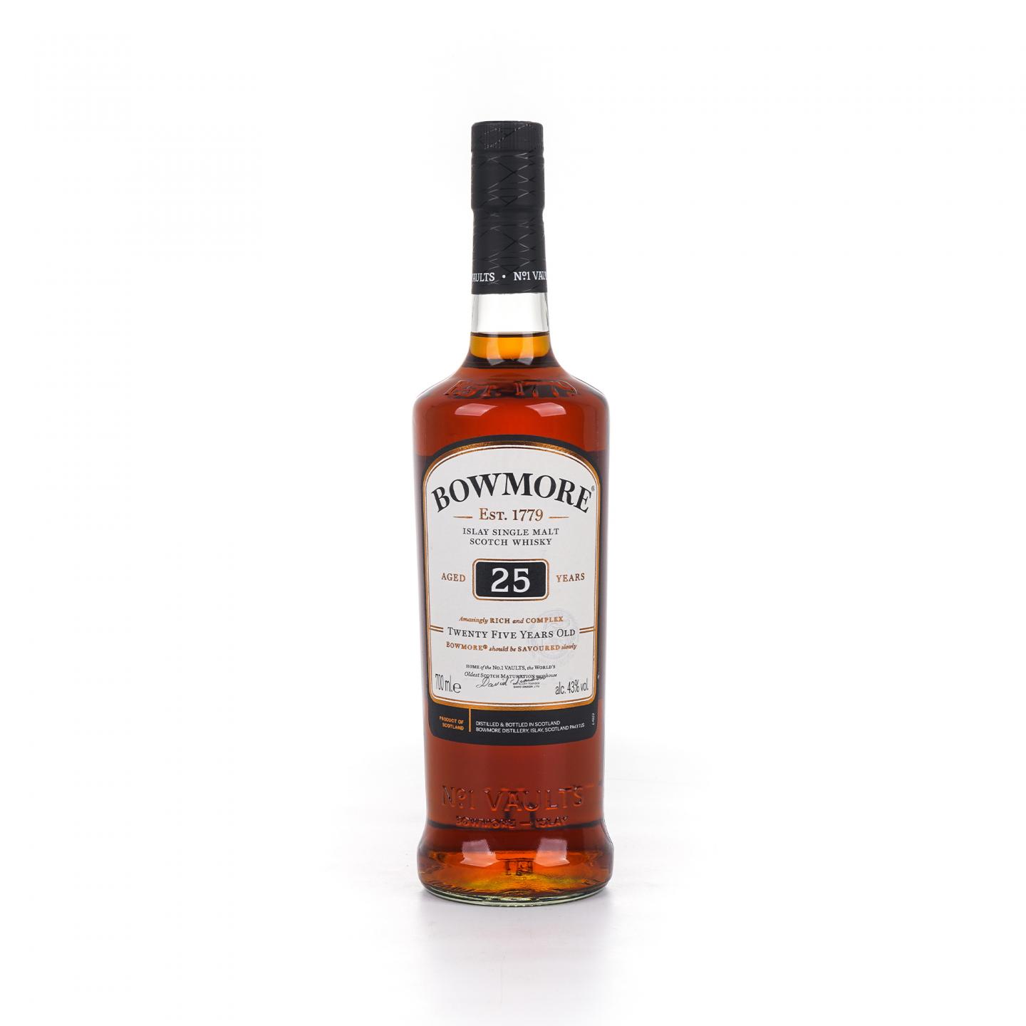 Bowmore 波摩 25年 单一麦芽 礼盒 700ml 43%Vol.