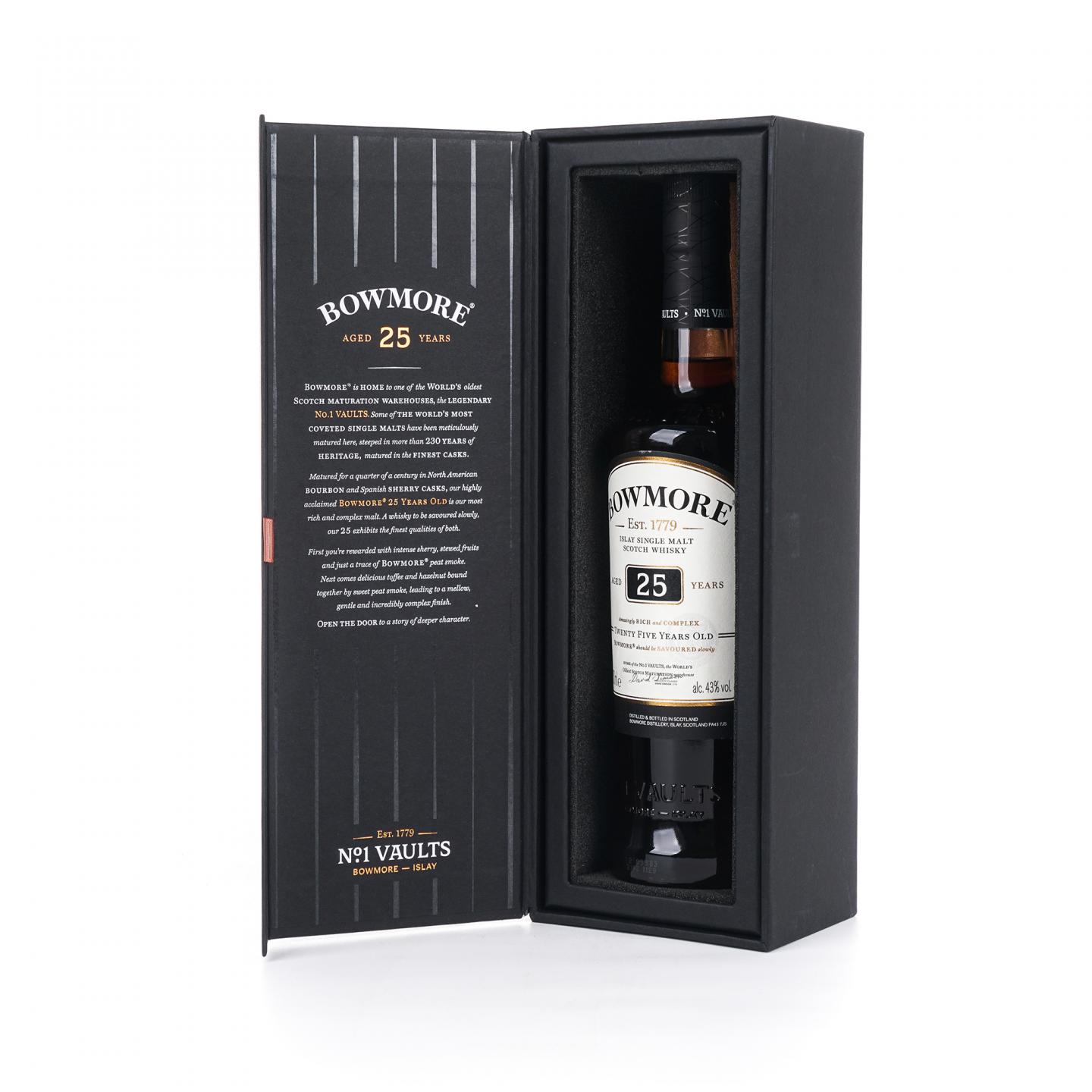 Bowmore 波摩 25年 单一麦芽 礼盒 43%Vol. 700ml