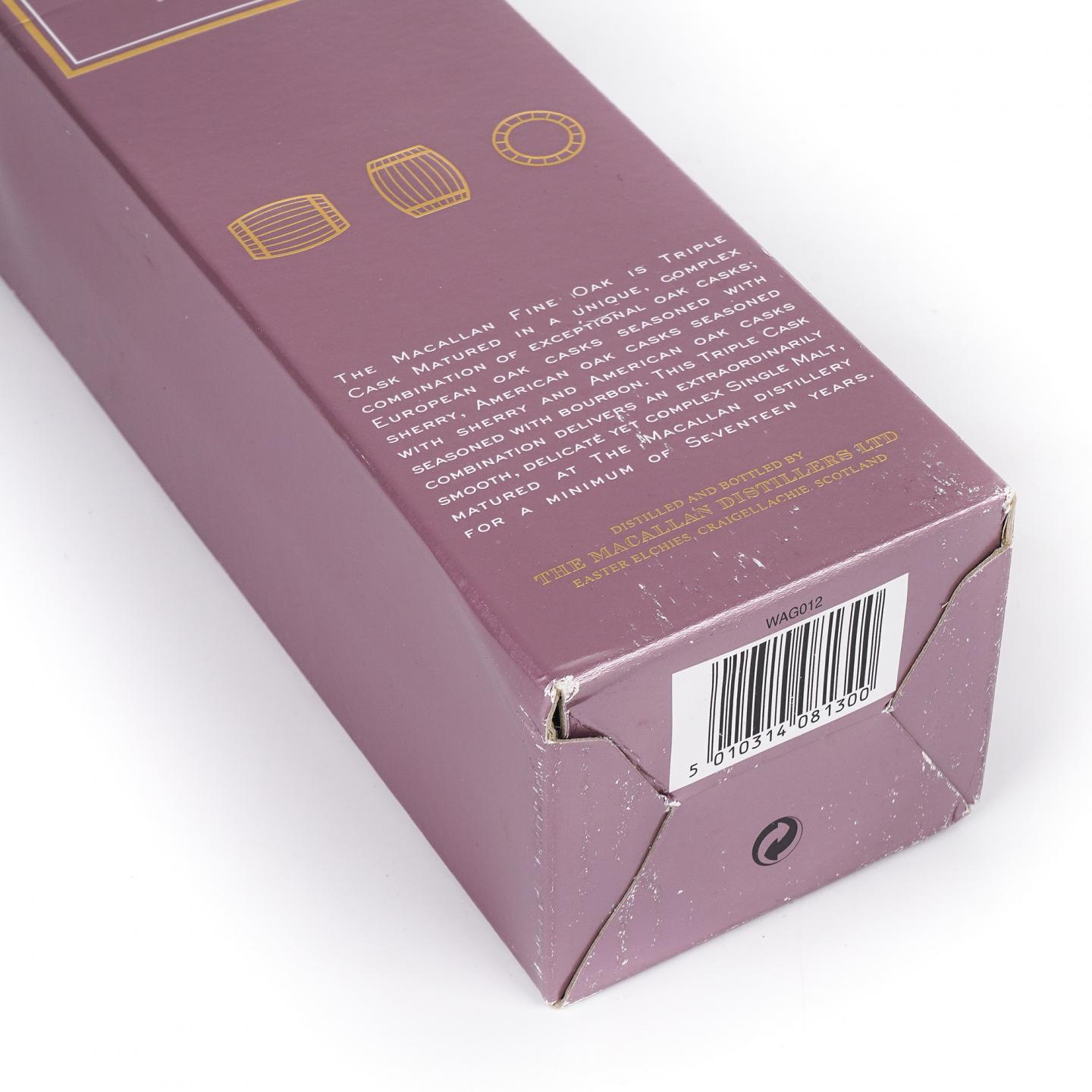 Macallan 麦卡伦 17年 Fine Oak