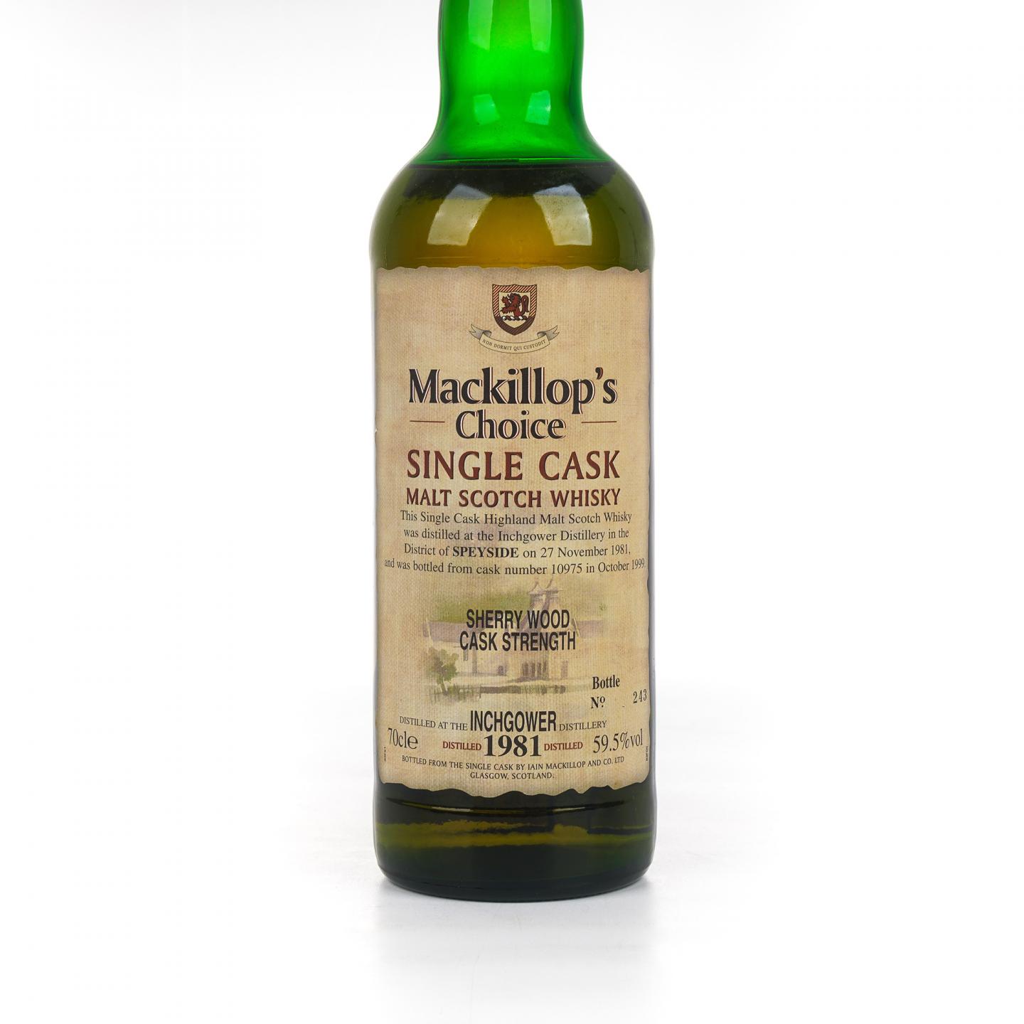 Inchgower 英尺高尔 1981-1999 雪莉单桶#10975 McC