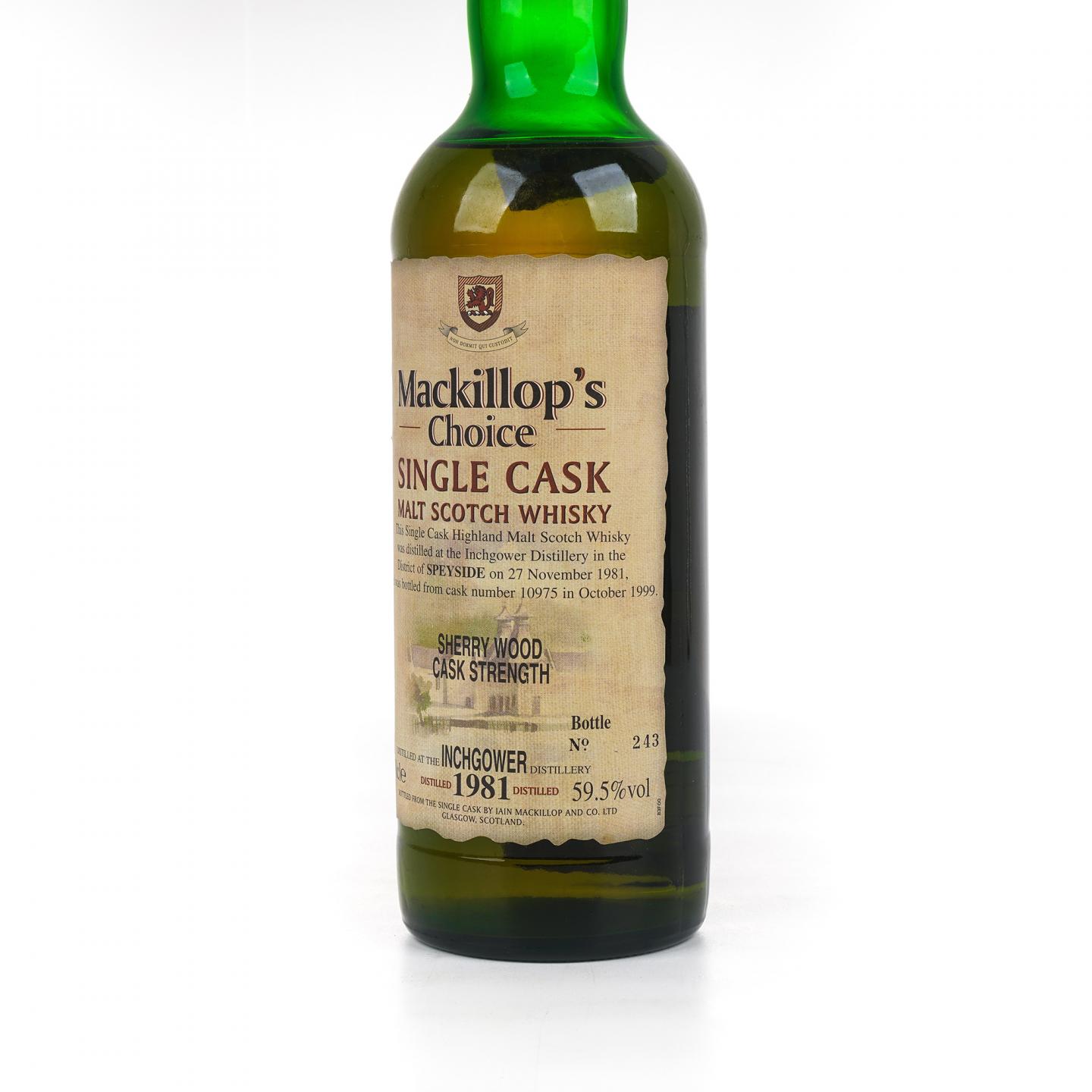 Inchgower 英尺高尔 1981-1999 雪莉单桶#10975 McC