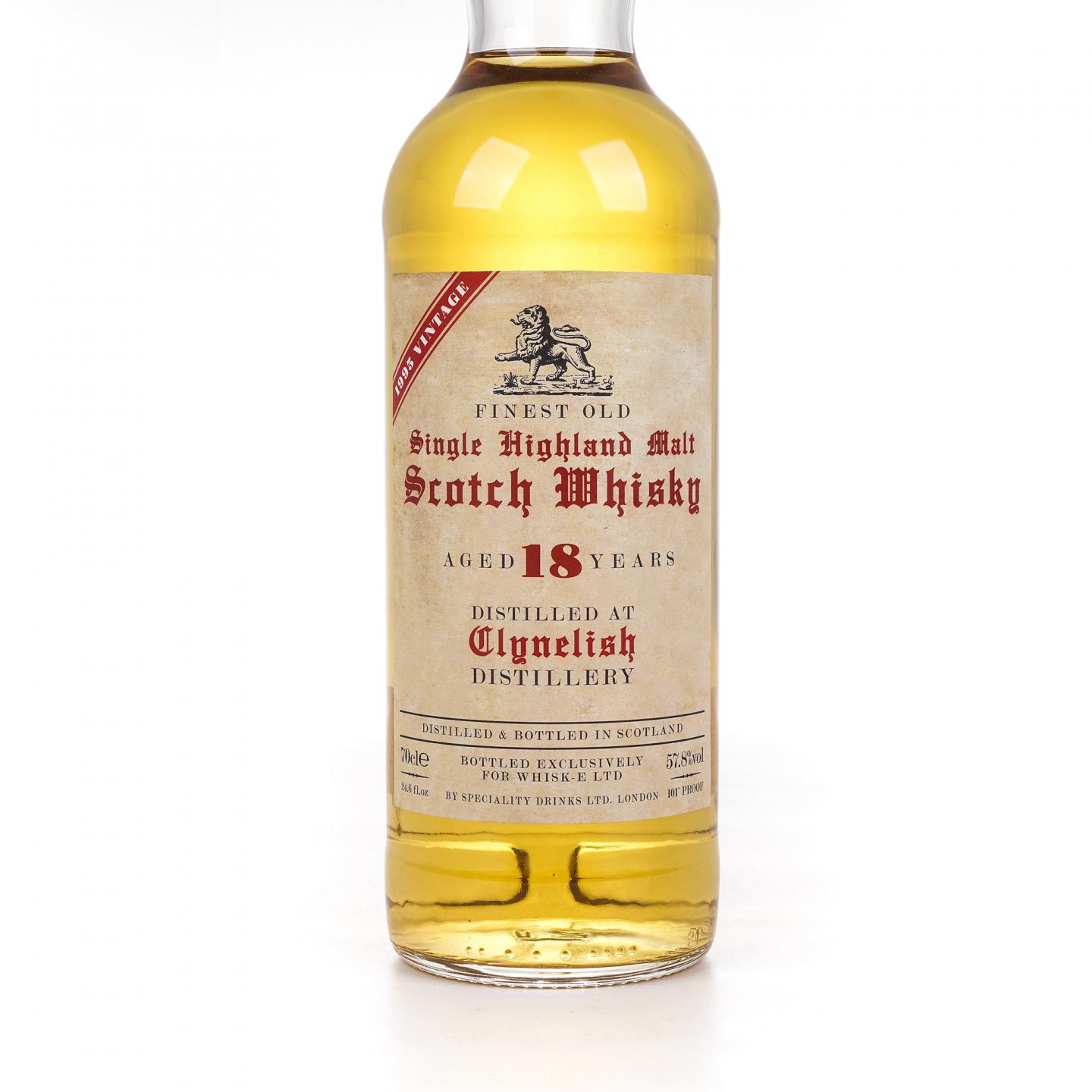 Clynelish 克里尼利基 18年 1995 Vintage