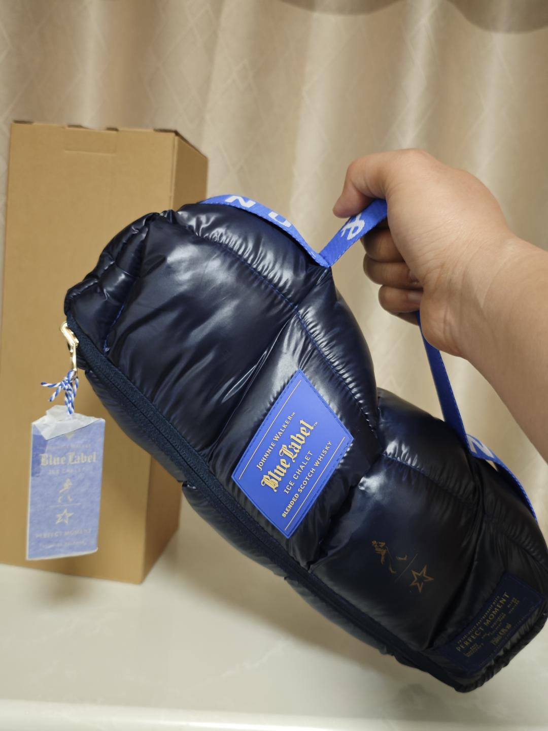 【大猫酒液】尊尼获加 蓝方 冰屋 羽绒服酒盒 稀有酒液
