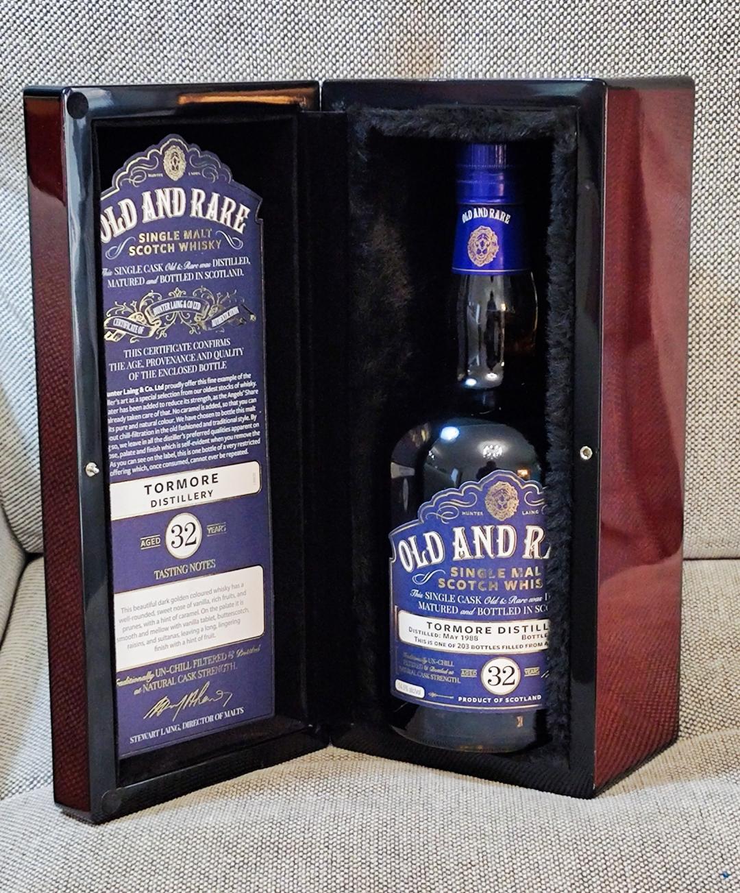 亨特梁白金系列之托摩32年雪莉桶强