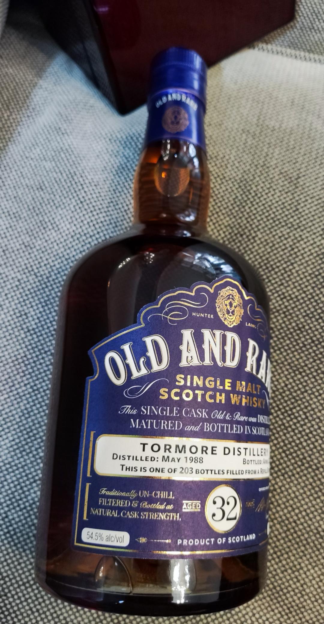 亨特梁白金系列之托摩32年雪莉桶强