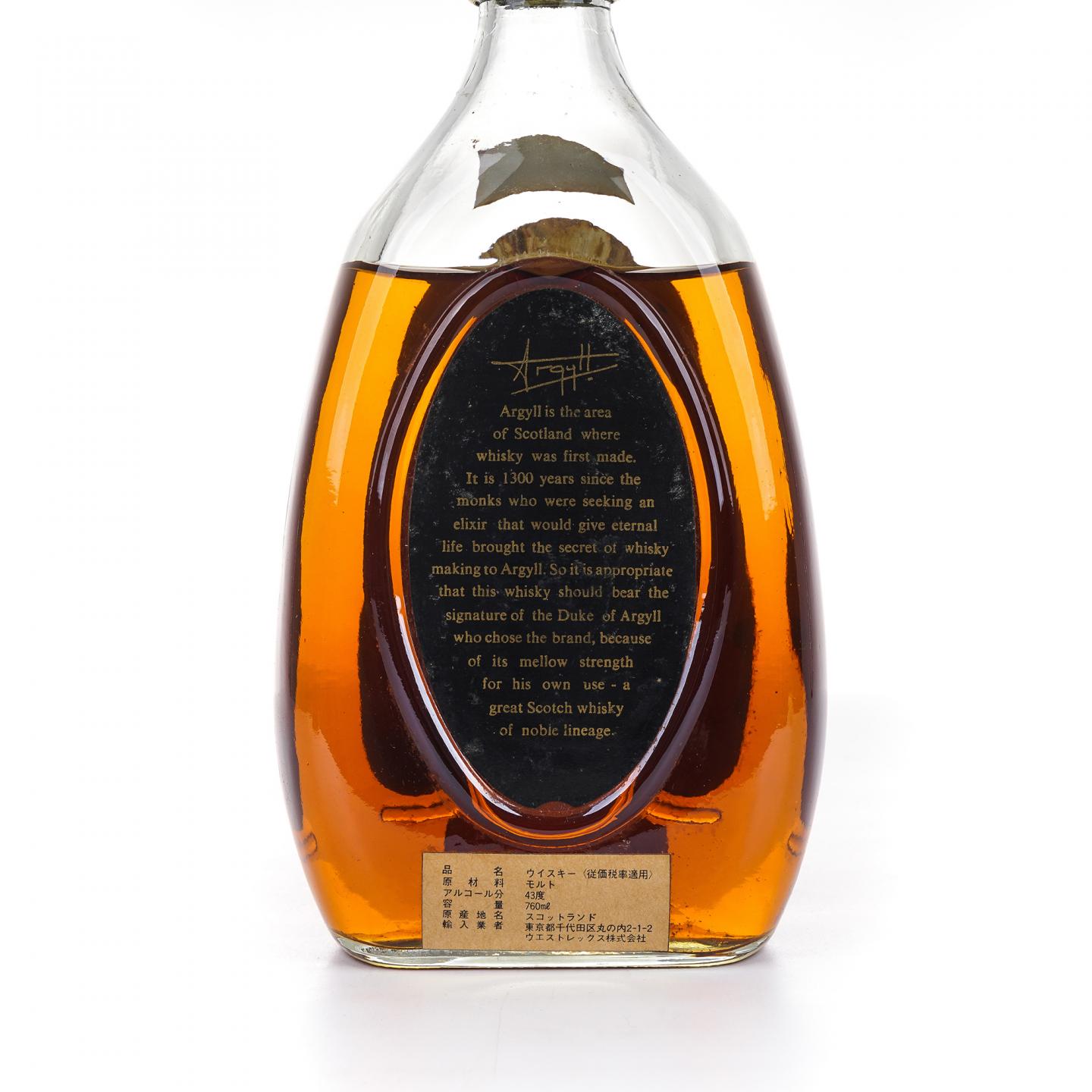 Argyll 12年 苏格兰威士忌 单一麦芽 760ml