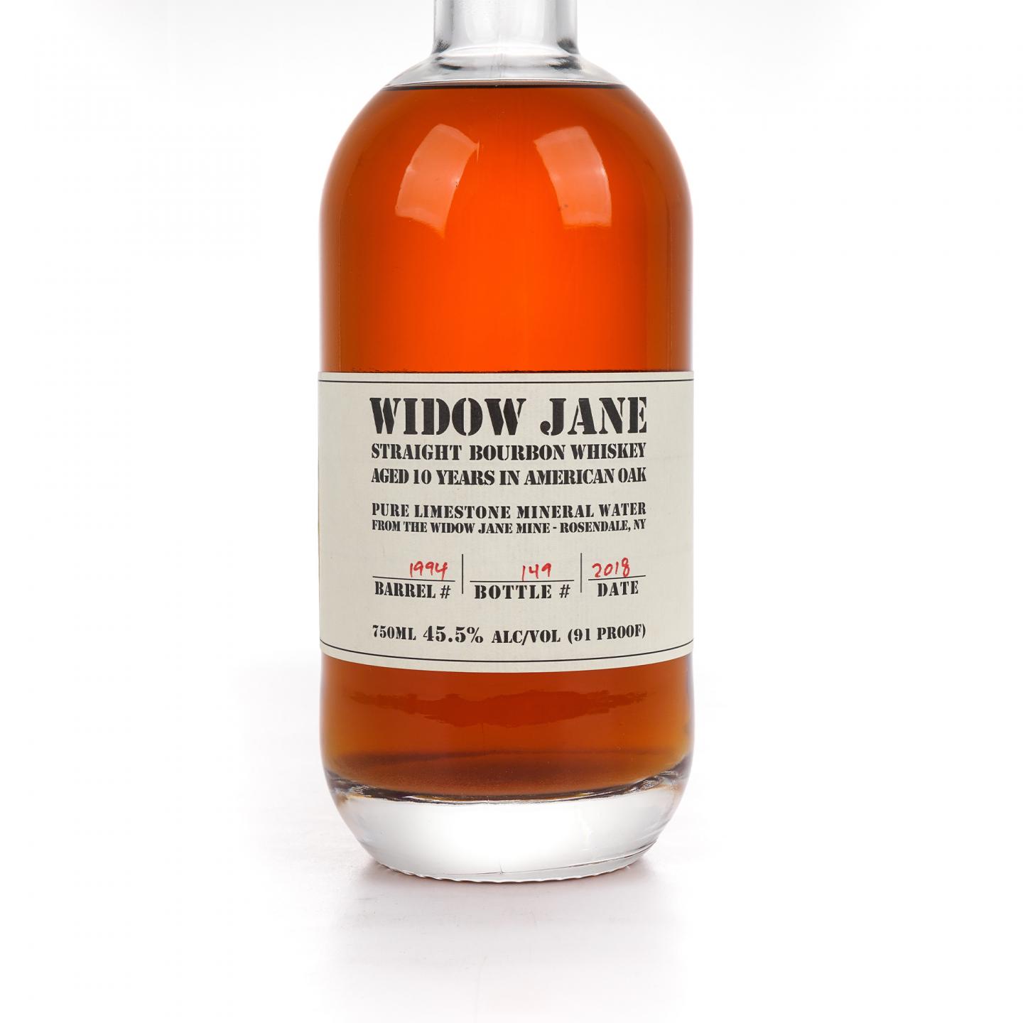 Widow Jane 10年 波本威士忌 2018版 750ml