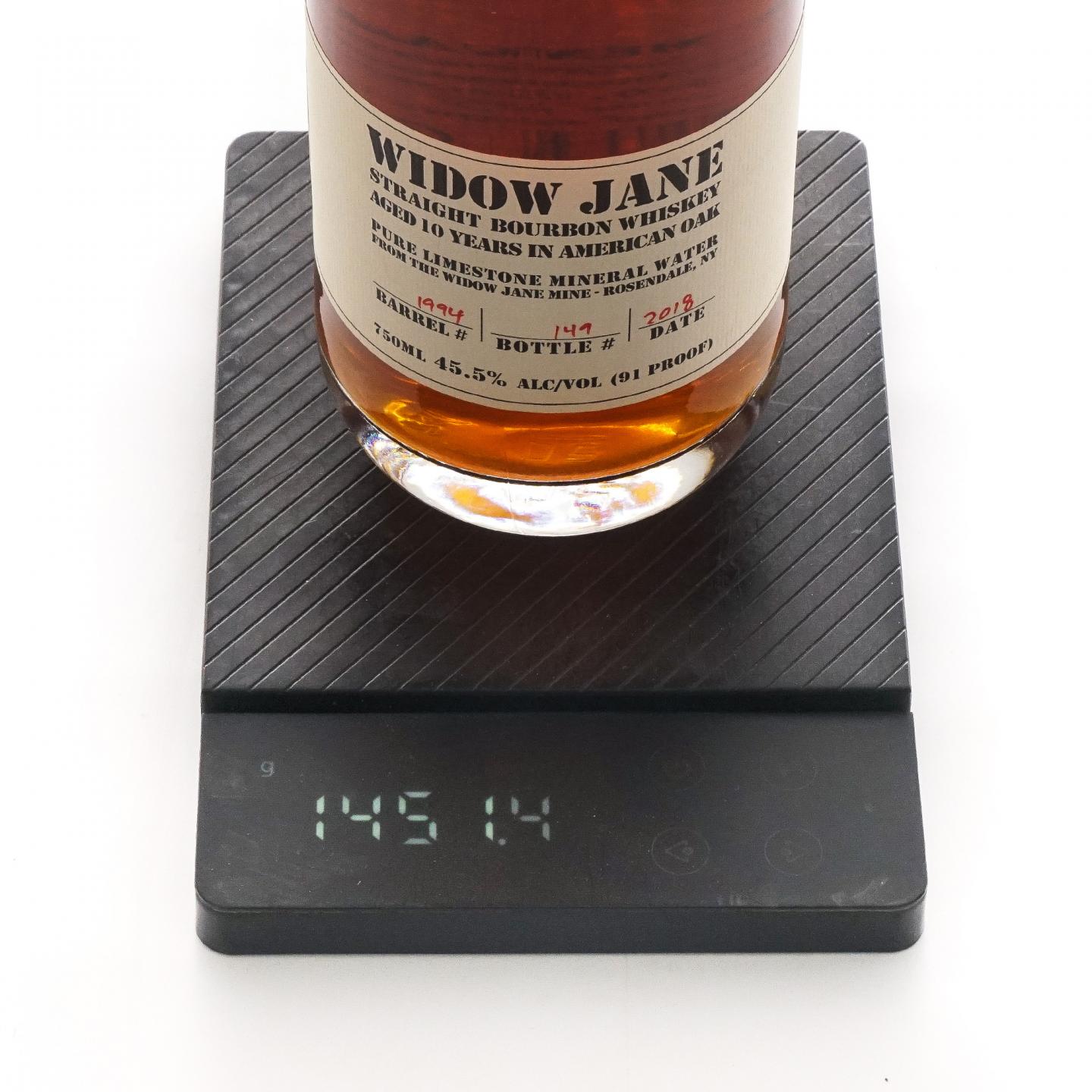 Widow Jane 10年 波本威士忌 2018版 750ml