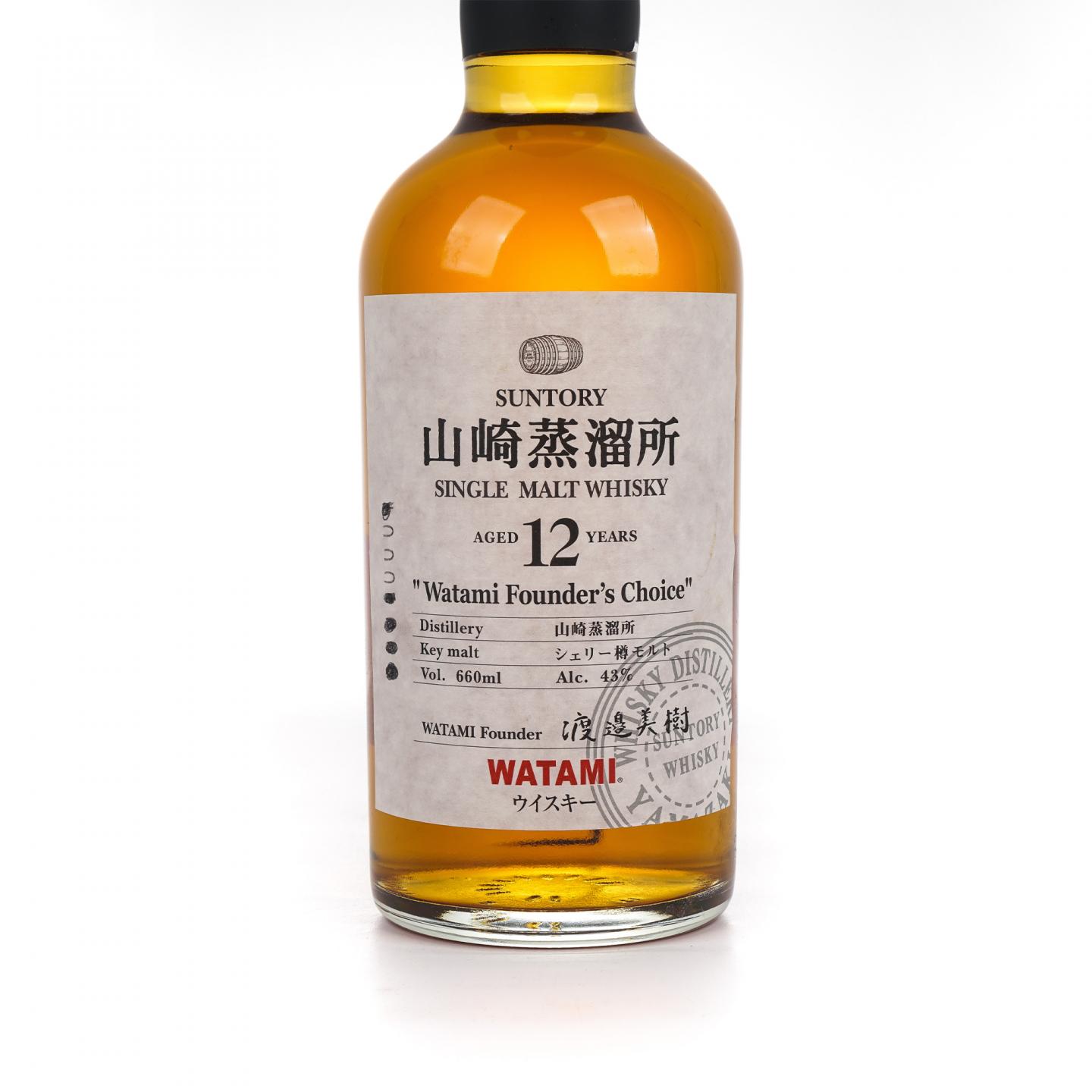 山崎 12年 渡边美树 Watami Founder’s Choice 660ML