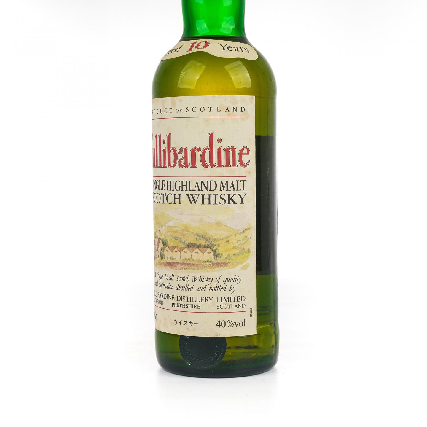 Tullibardine 图里巴丁 10年 单一麦芽威士忌 40%