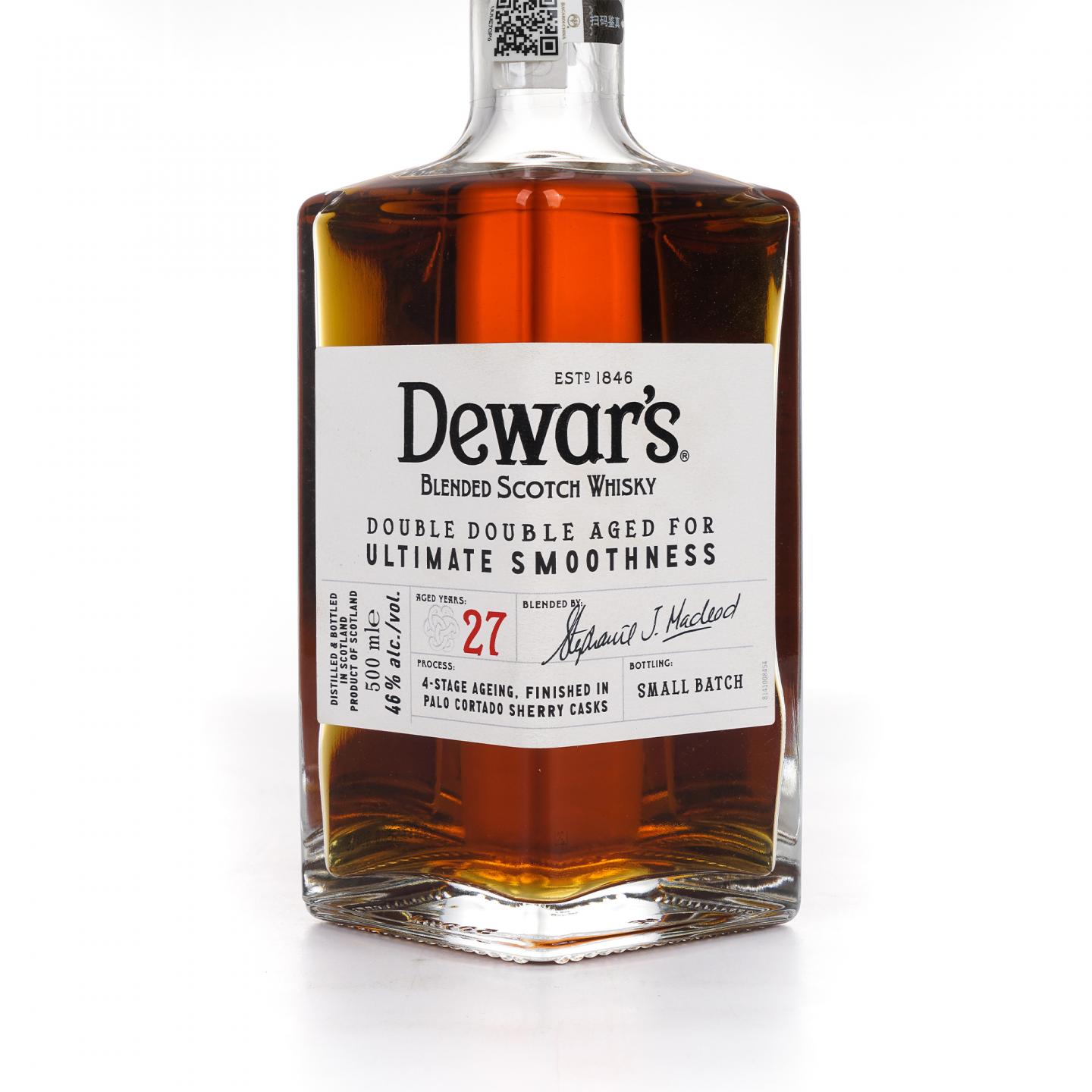 Dewar’s 帝王 27年 Double Double 调和 500ml