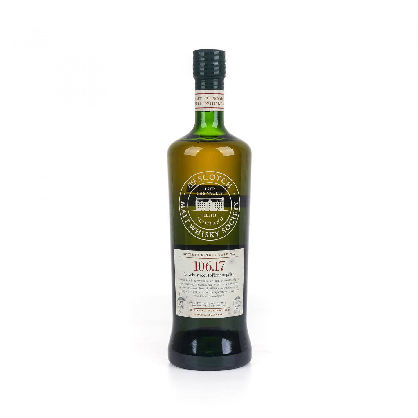 SMWS 106.17 卡杜 27年 1984 单桶