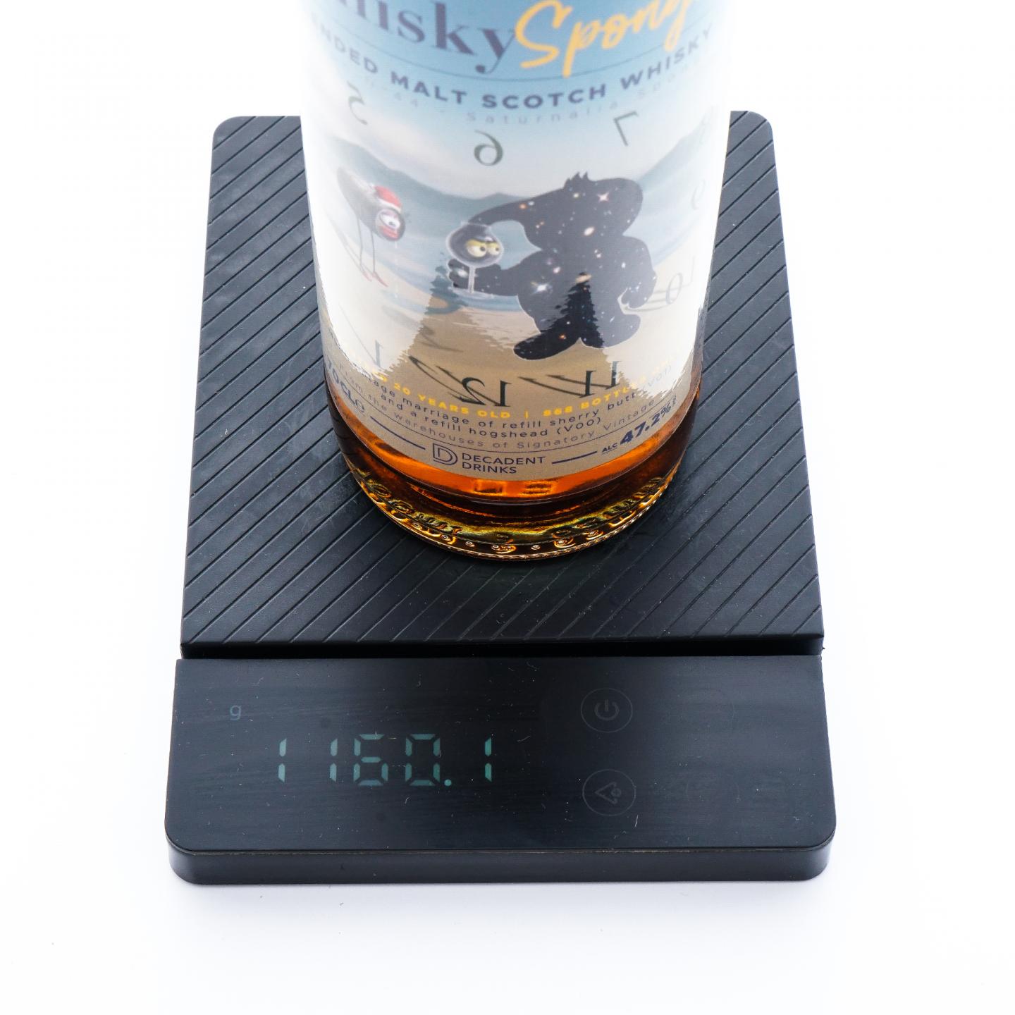 威士忌海绵 20年 调和 2021 Edition No.44