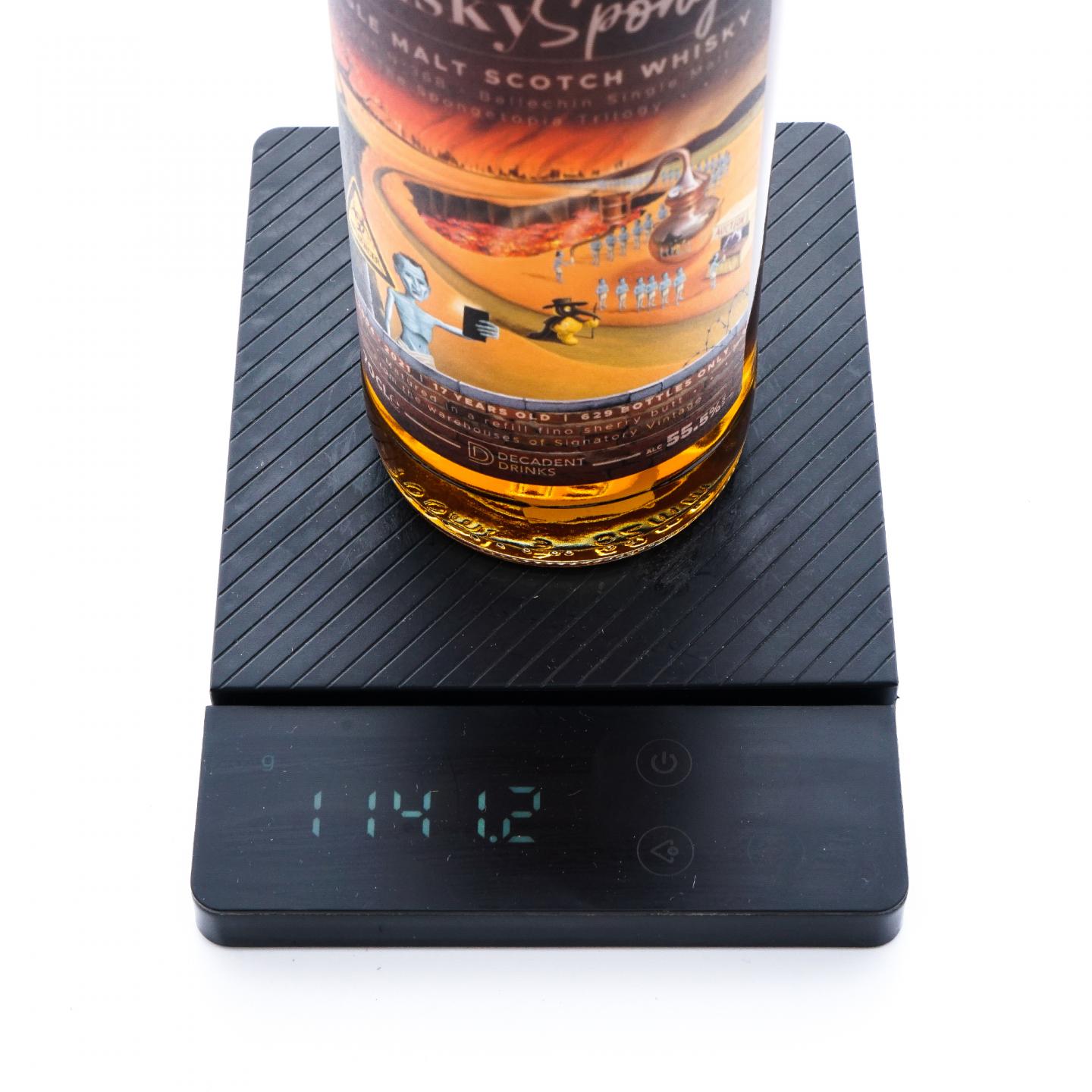 Ballechin 17年 2004-2021 雪莉桶 威士忌海绵