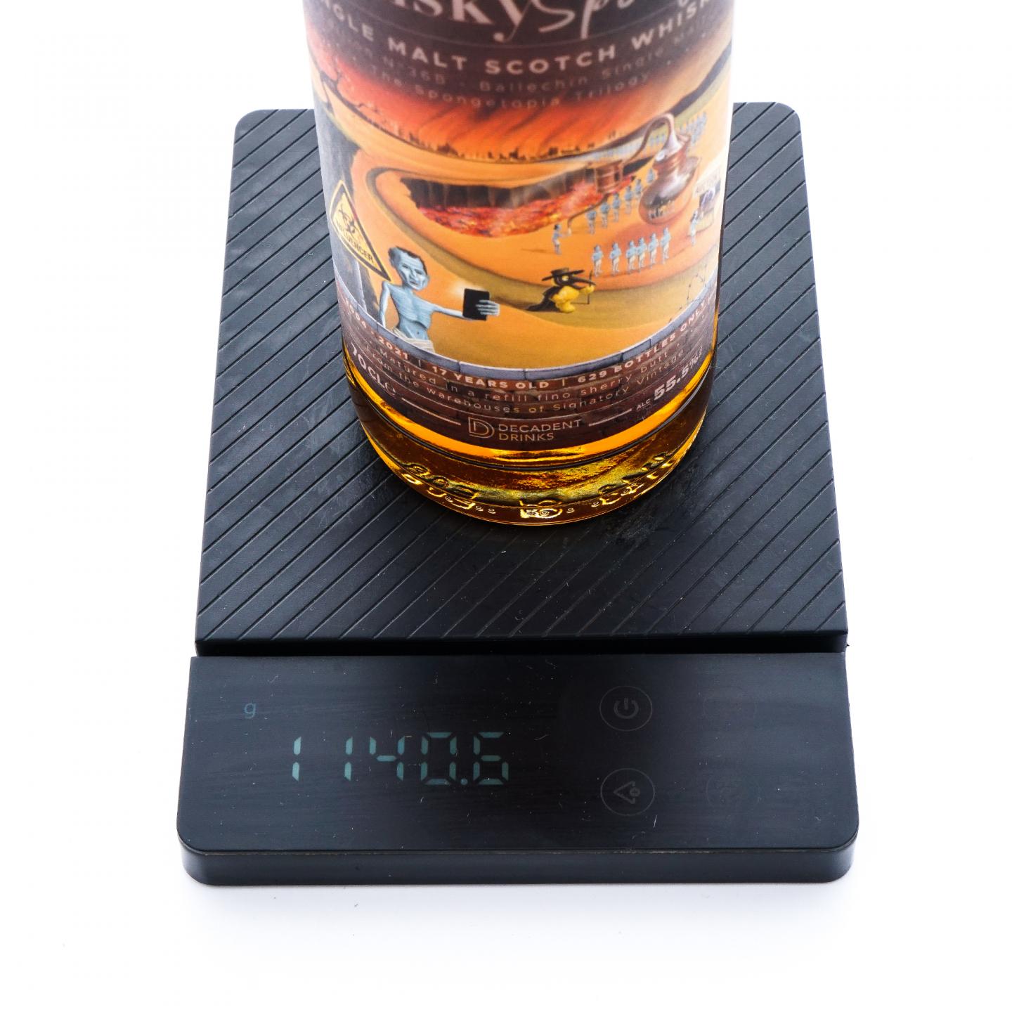 Ballechin 17年 2004-2021 雪莉桶 威士忌海绵 Edition No.36B