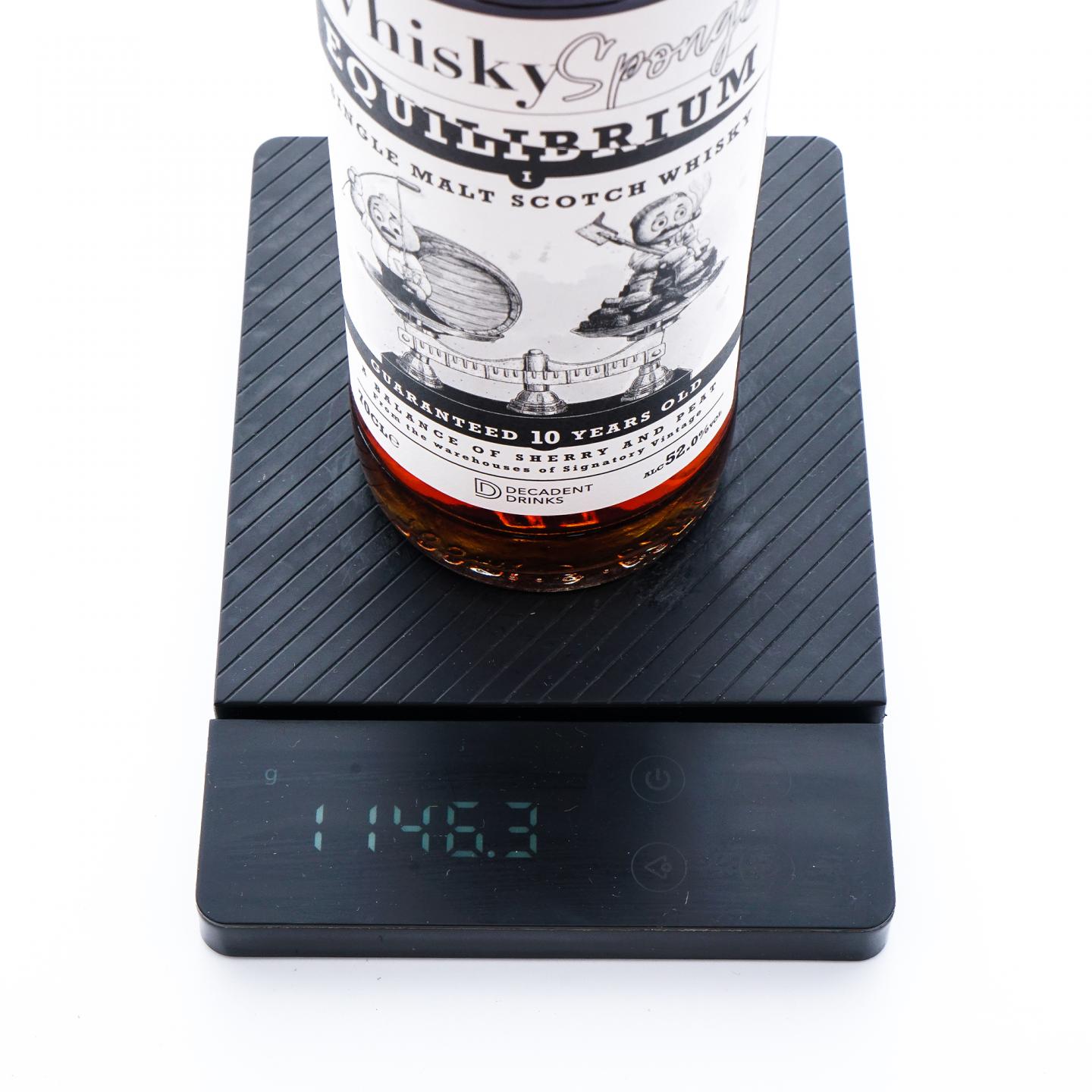 Equilibrium I 埃德拉多尔 10年 威士忌海绵