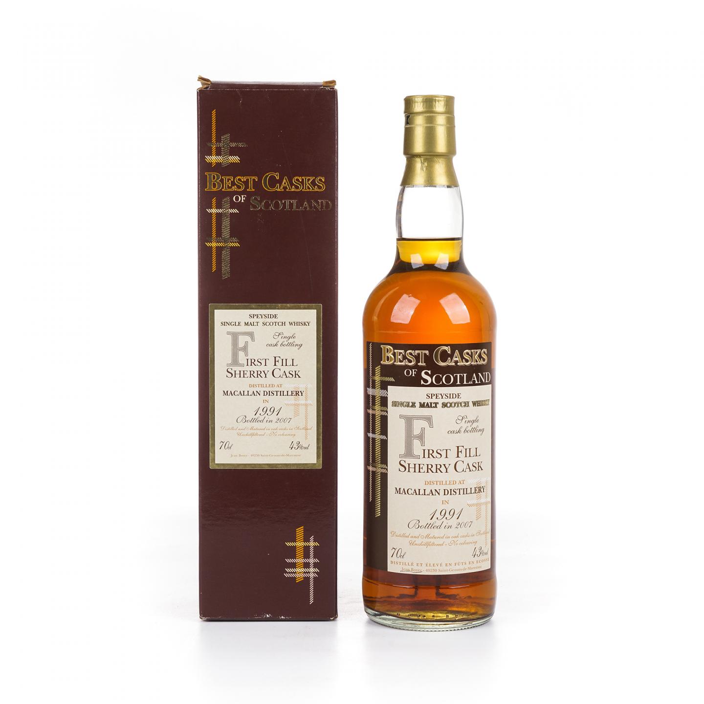 Macallan 麦卡伦 1991-2007 雪莉单桶 Jean Boyer