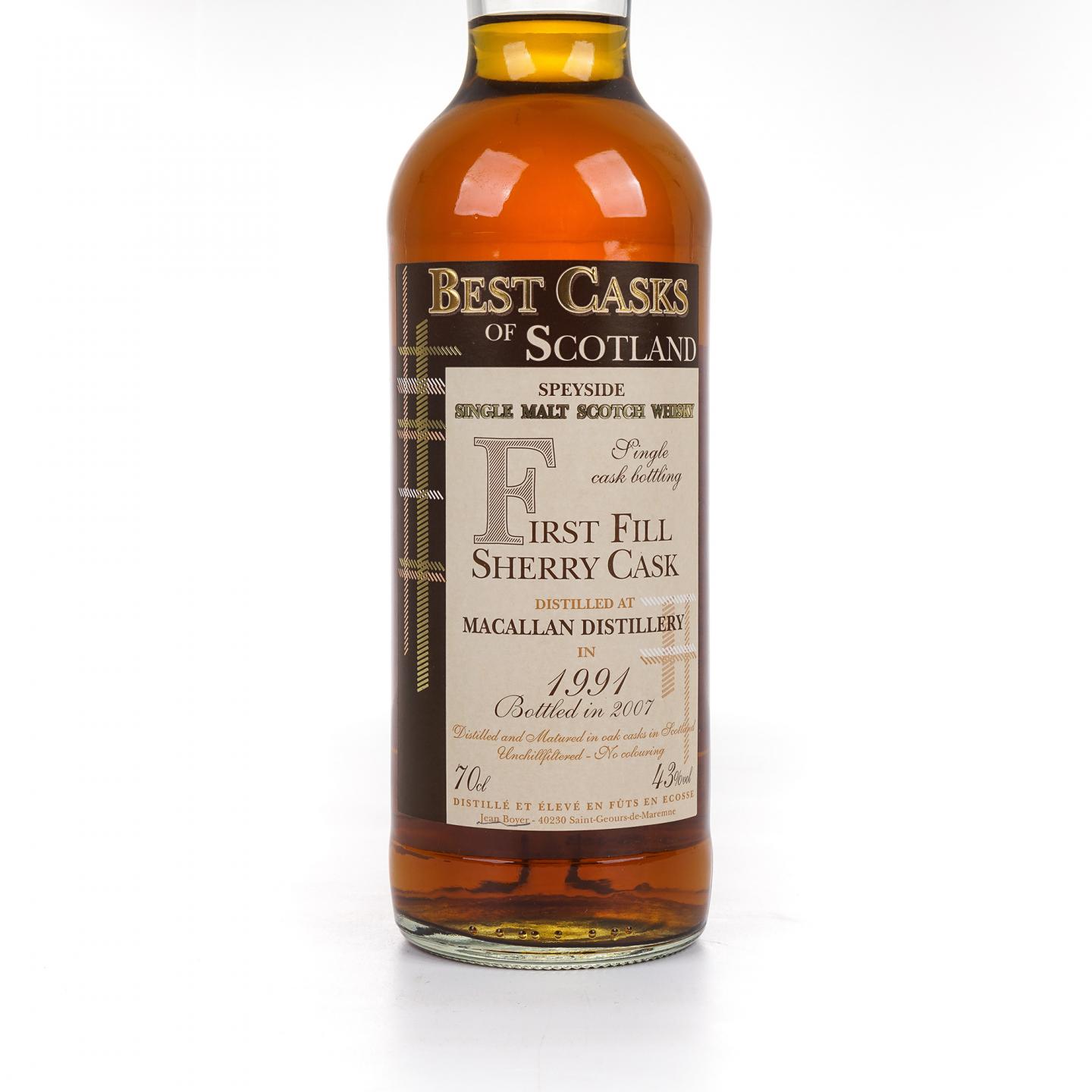 Macallan 麦卡伦 1991-2007 雪莉单桶 Jean Boyer