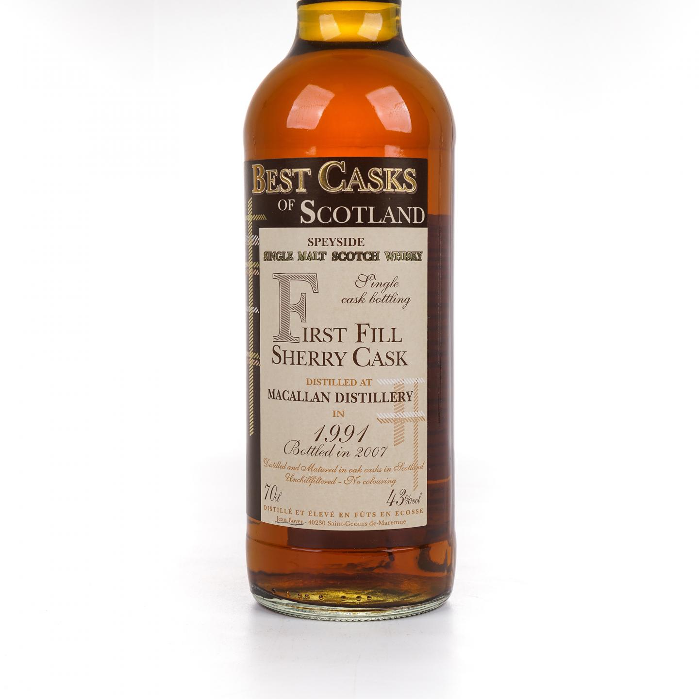 Macallan 麦卡伦 1991-2007 雪莉单桶 Jean Boyer