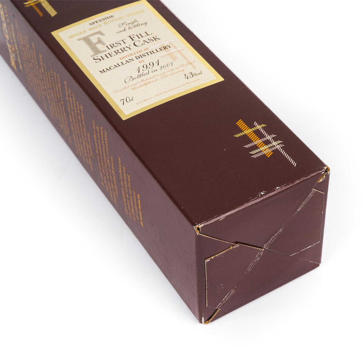 Macallan 麦卡伦 1991-2007 雪莉单桶 Jean Boyer