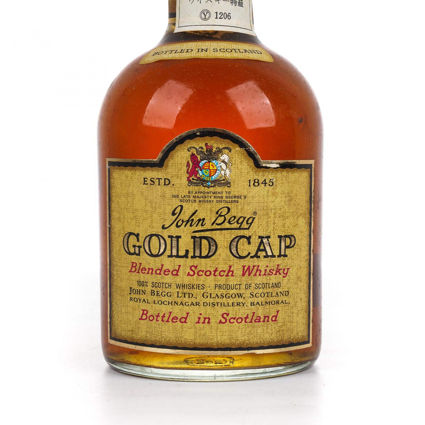 John Begg 苏格兰调和威士忌 Gold Cap 750ml