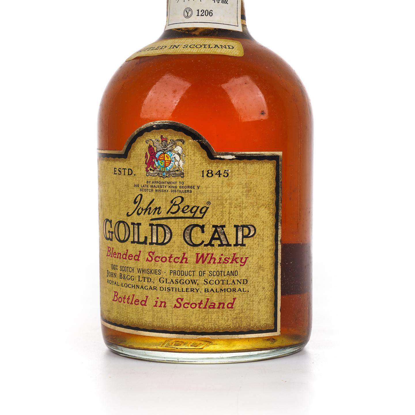 John Begg 苏格兰调和威士忌 Gold Cap 750ml