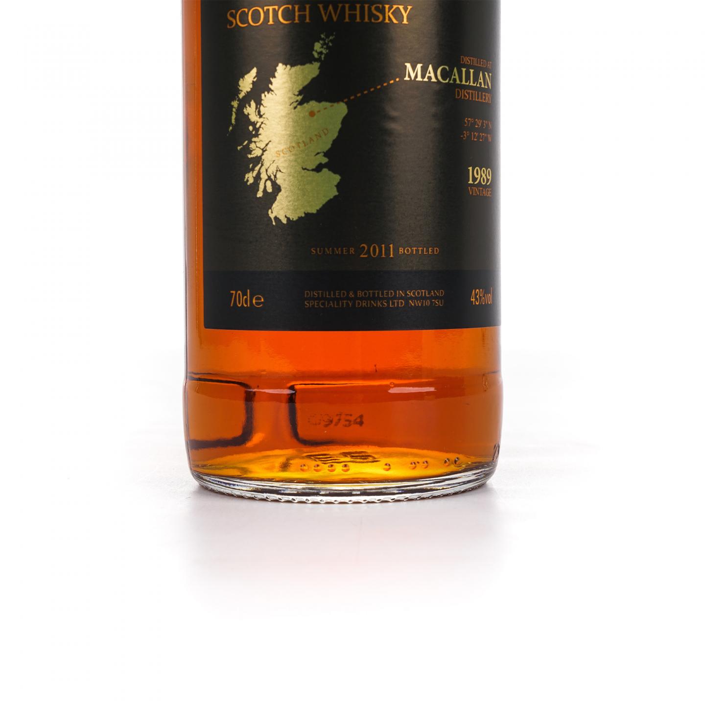 Macallan 麦卡伦 1989-2011 Speciality Drinks