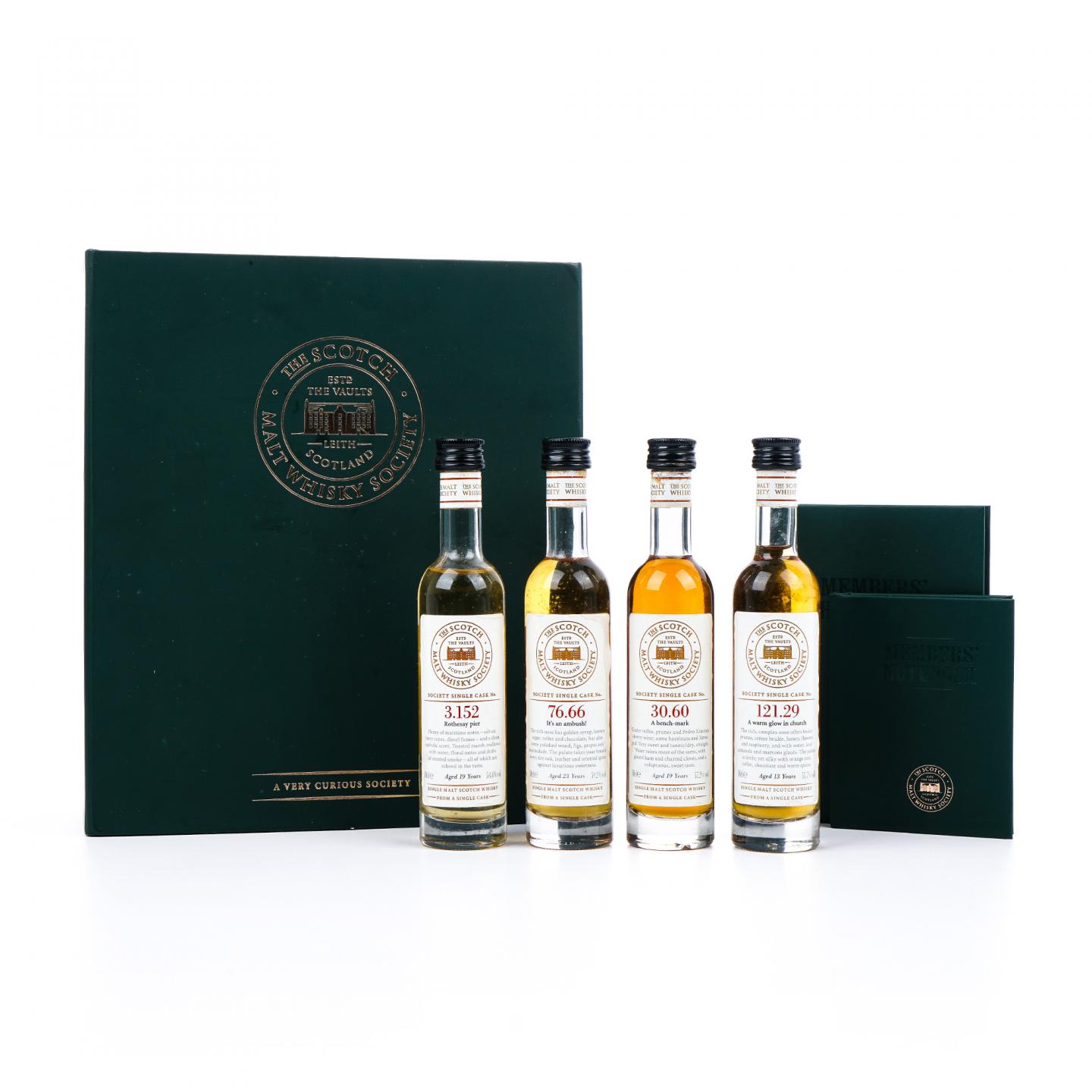 【酒版】SMWS 3.152/76.66/30.60/121.29 入会套装 100ml*4支组