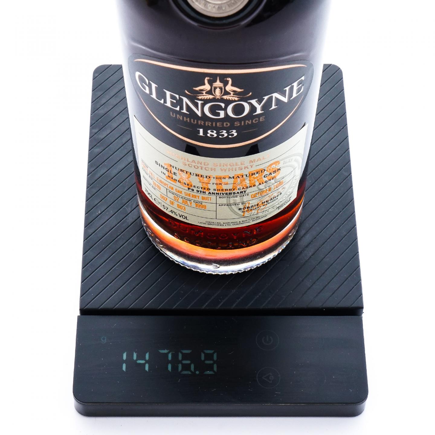 Glengoyne 格兰哥尼 18年 1998-2016 雪莉桶#1919