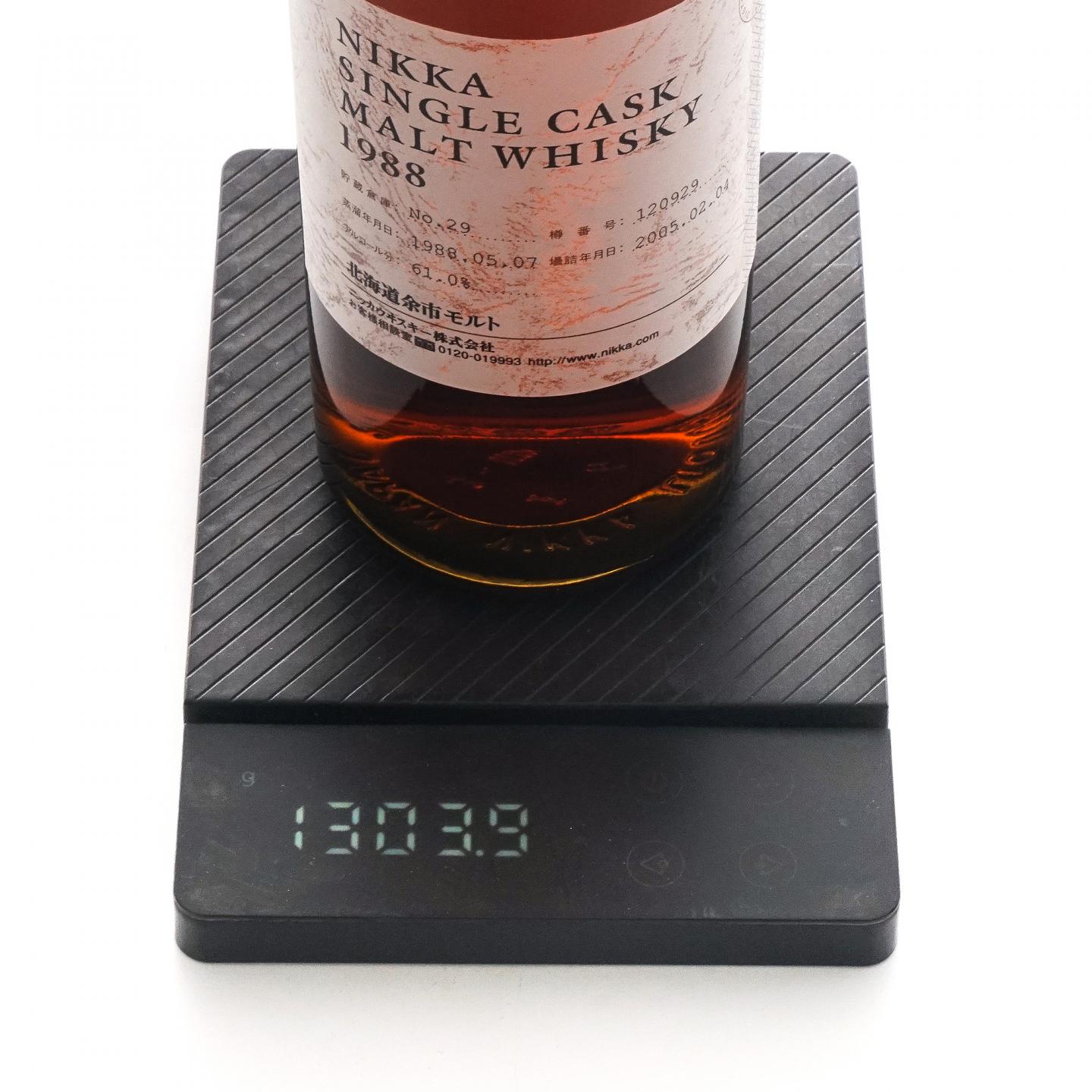 北海道余市 1988-2005 单桶 樽番号#120929 750ml