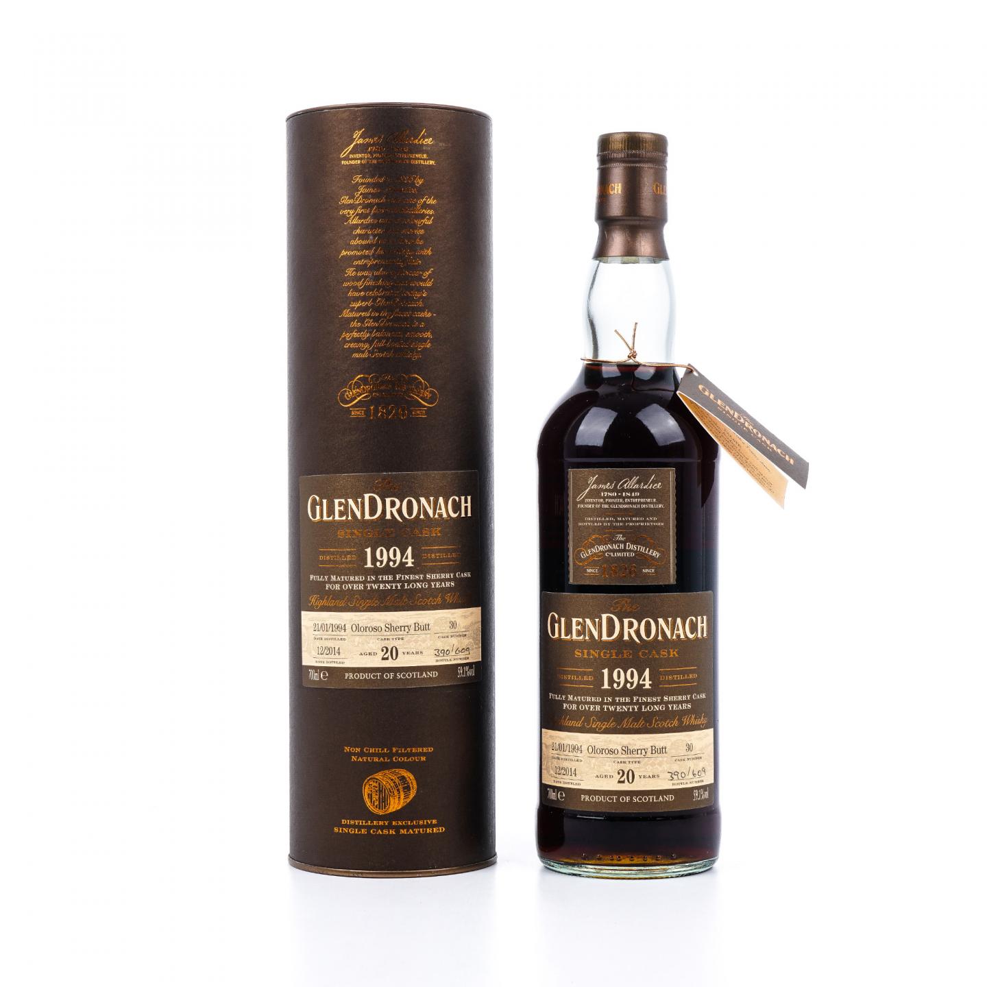 Glendronach 格兰多纳 20年 1994-2014 雪莉单桶#30