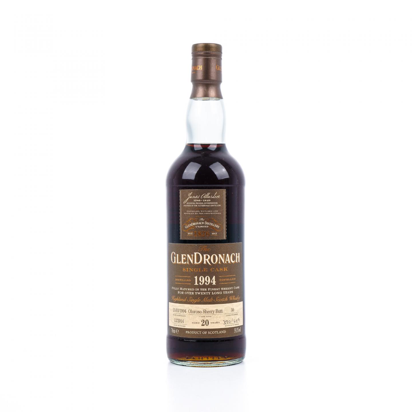 Glendronach 格兰多纳 20年 1994-2014 雪莉单桶#30