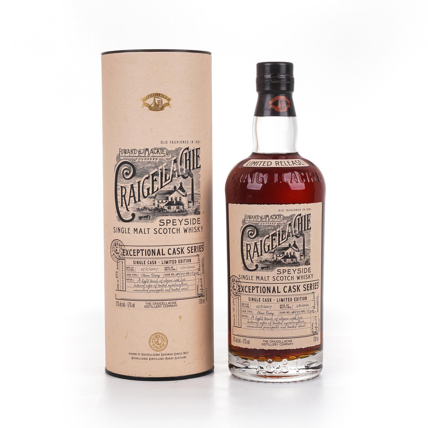Craigellachie 克莱拉奇 15年 2007-2022 ECS 雪莉单桶#895