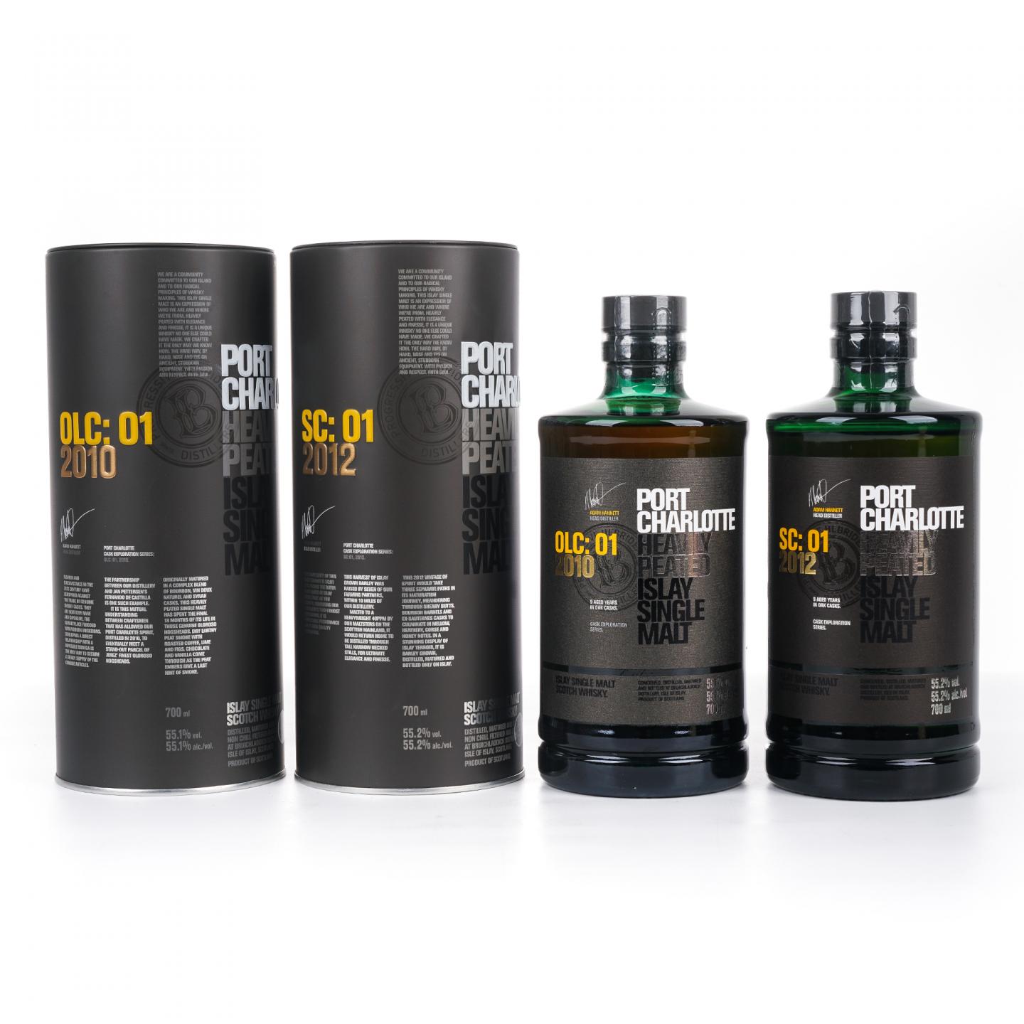 Bruichladdich 布赫拉迪 波夏 橡木桶探索系列12版/01版 2瓶组