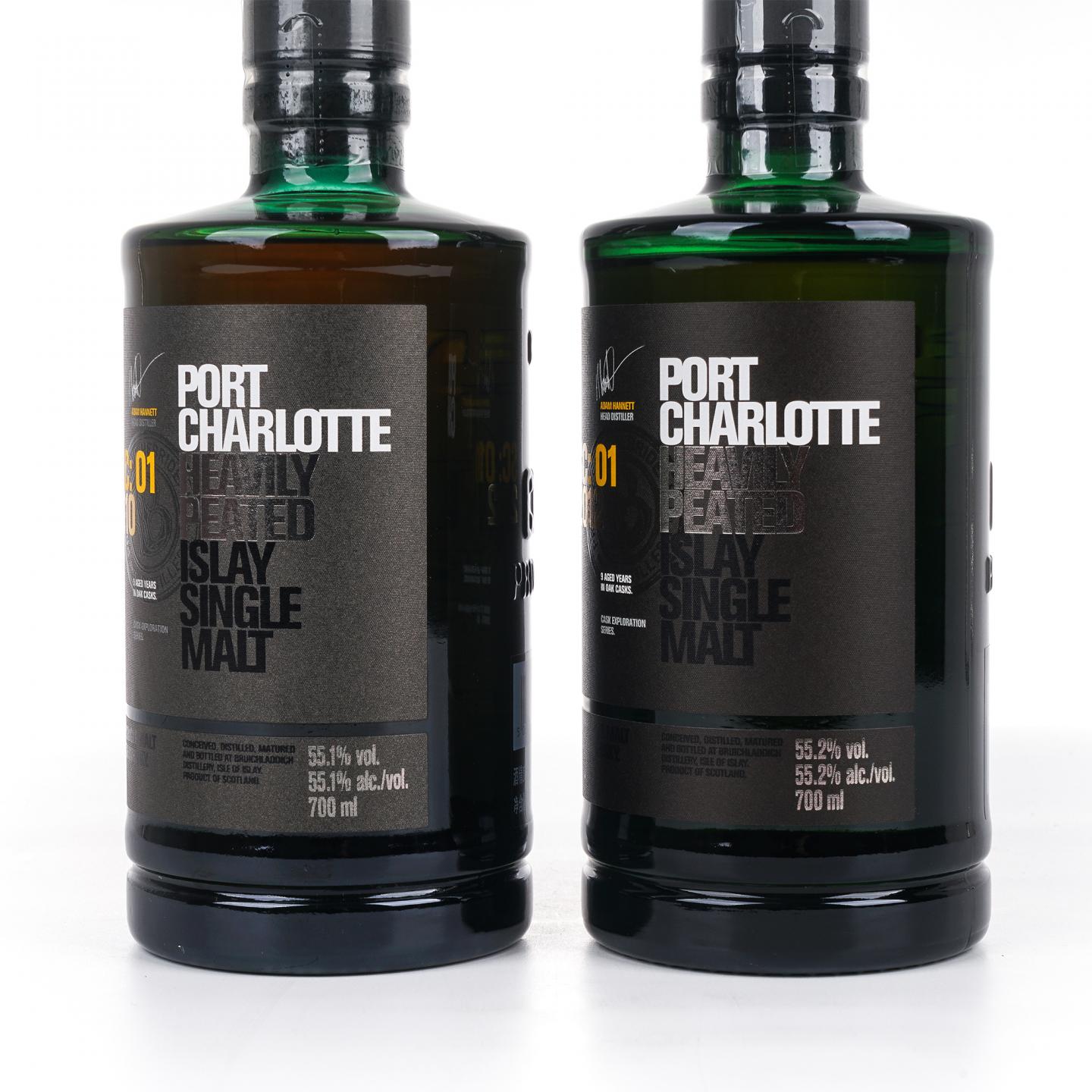 Bruichladdich 布赫拉迪 波夏 橡木桶探索系列12版/01版 2瓶组