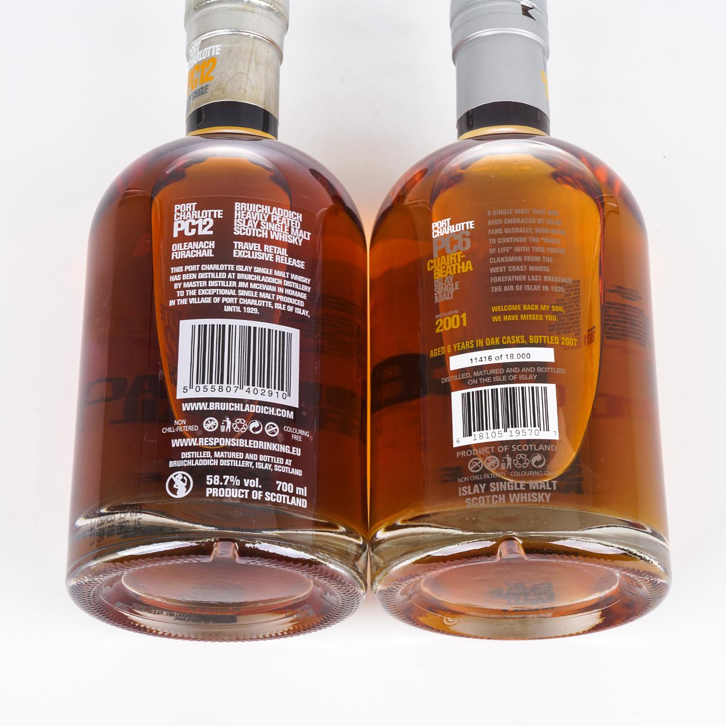 Bruichladdich 布赫拉迪 波夏系列 PC 6/12 2瓶组