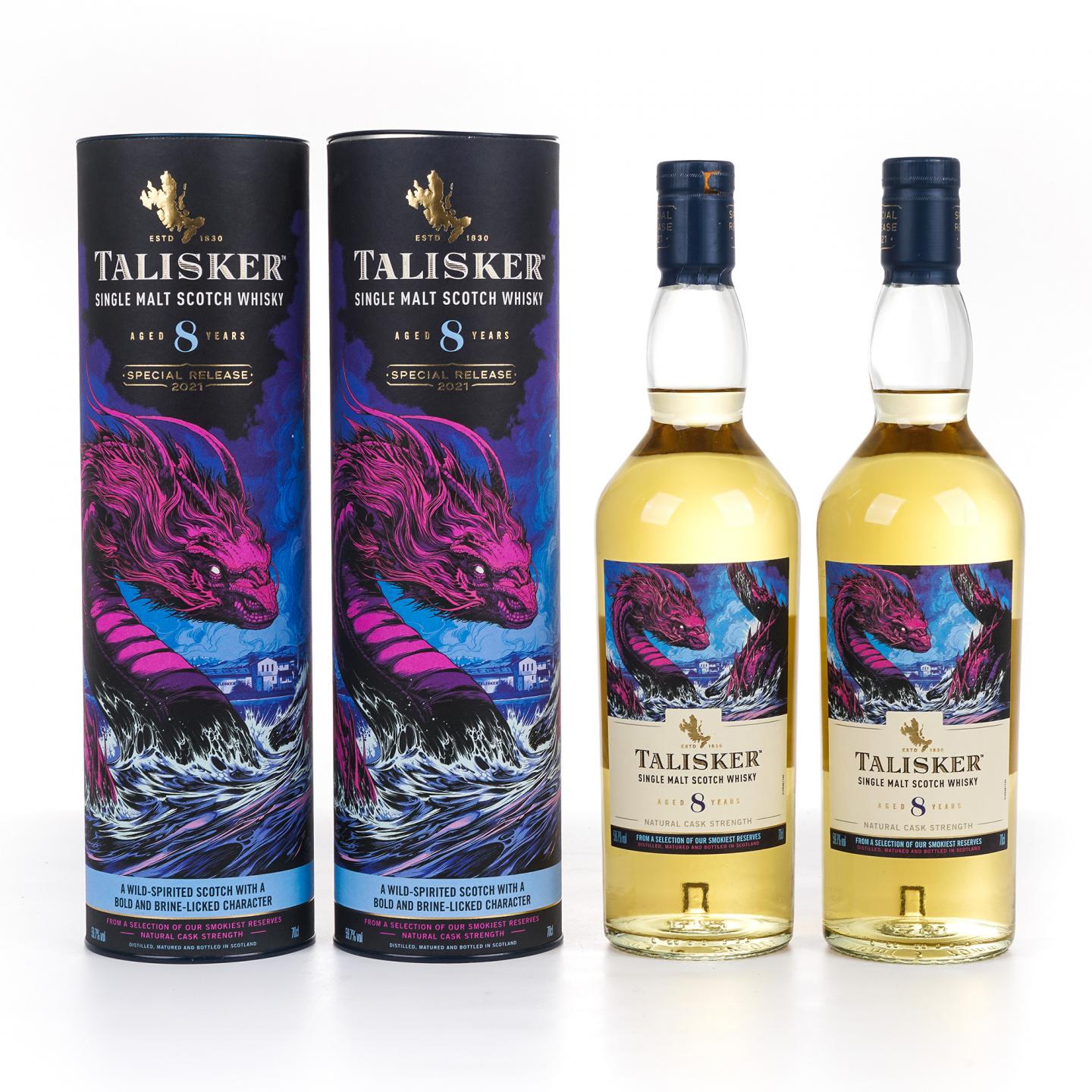 Talisker 泰斯卡 8年 2021 SR 行货 2瓶组