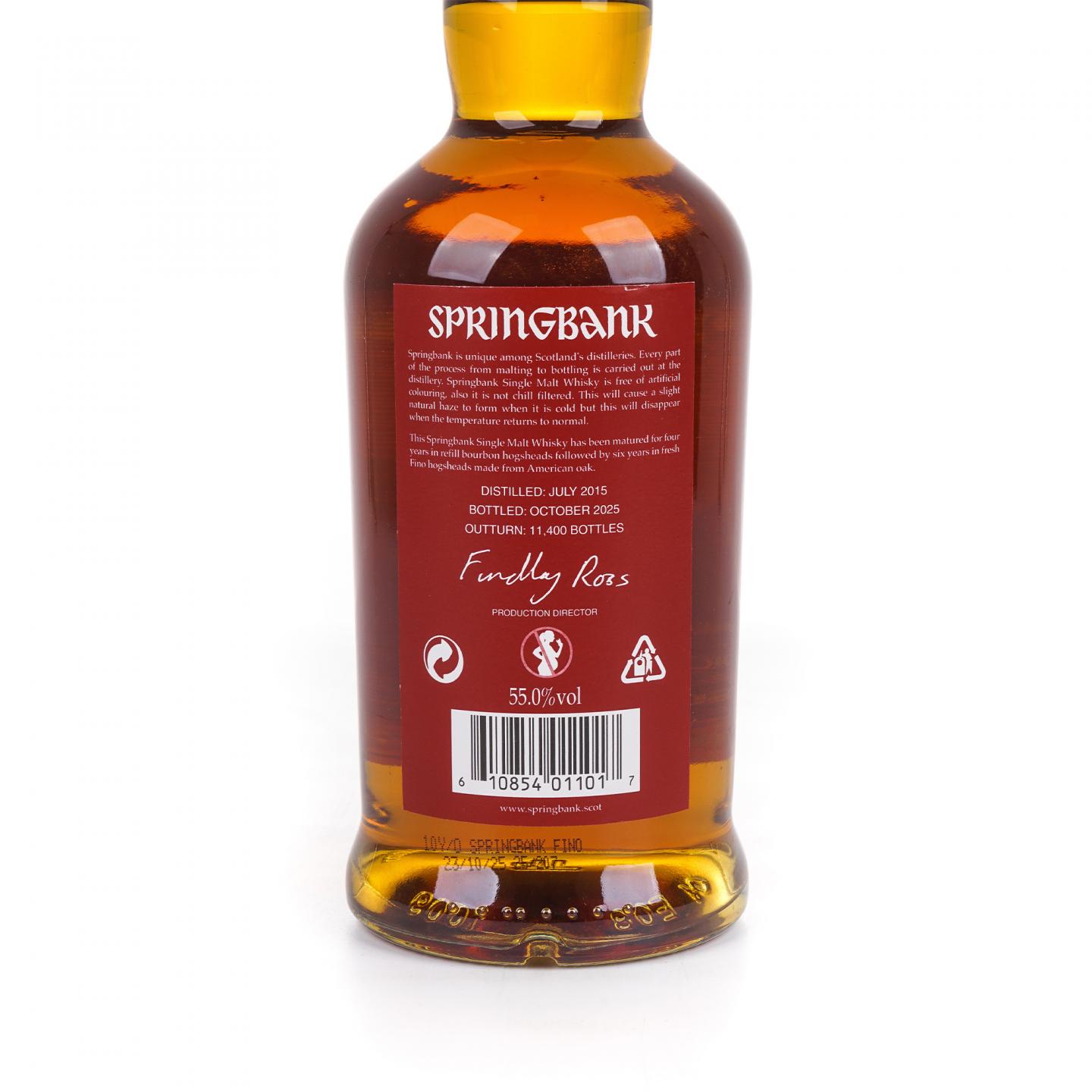 Springbank 云顶 10年 2015-2025