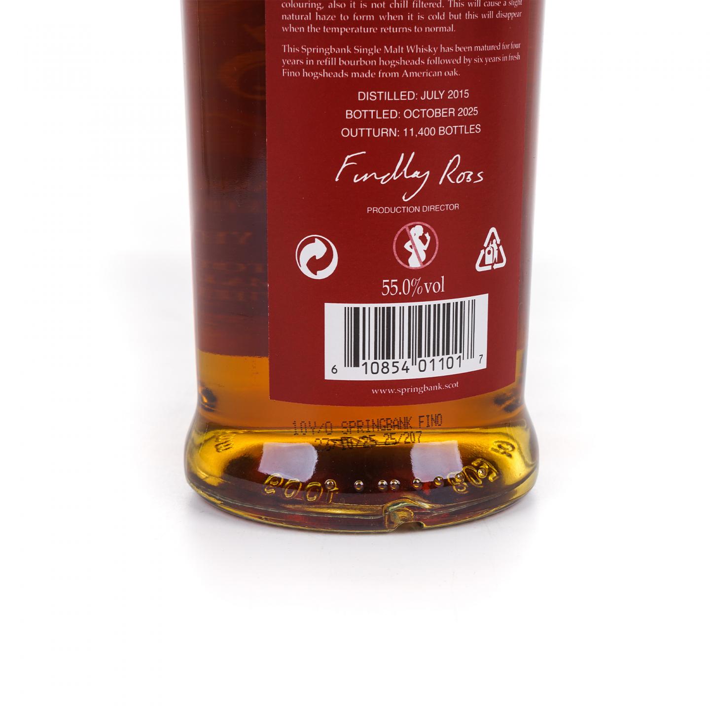 Springbank 云顶 10年 2015-2025