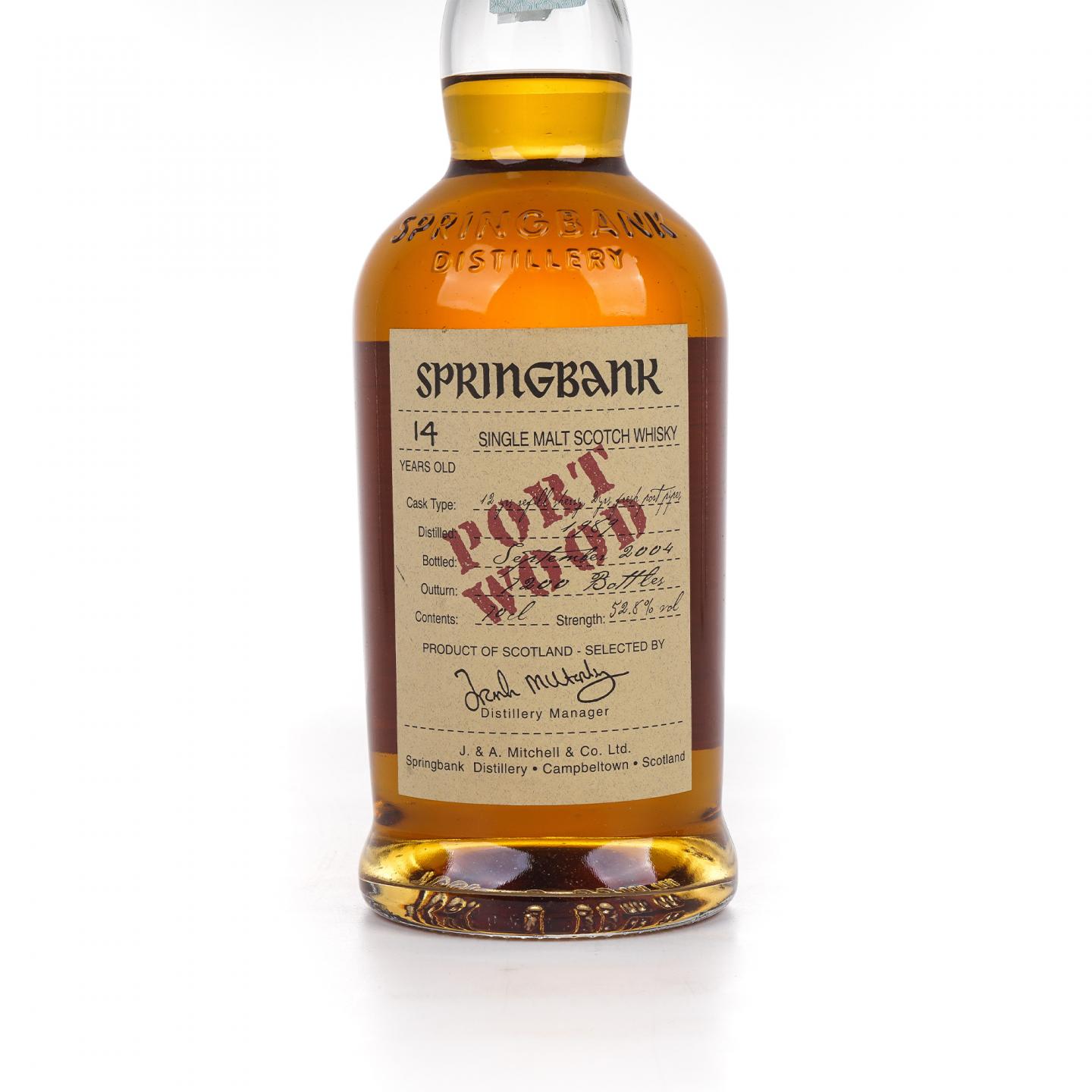 Springbank 云顶 14年 1989-2004 波特风味桶