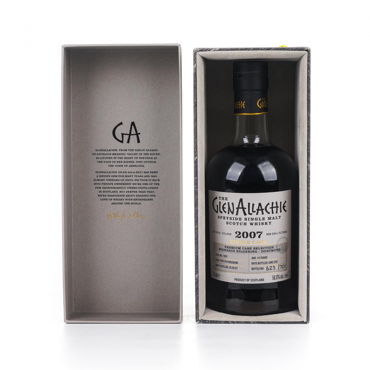 Glenallachie 格兰纳里奇 14年 2007-2021 雪莉单桶#7309