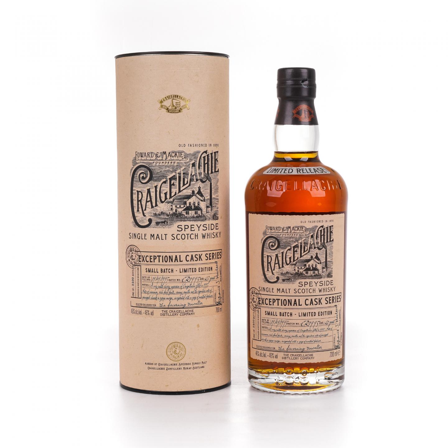 Craigellachie 克莱拉奇 23年 1995 ECS系列 Batch No.CR1995