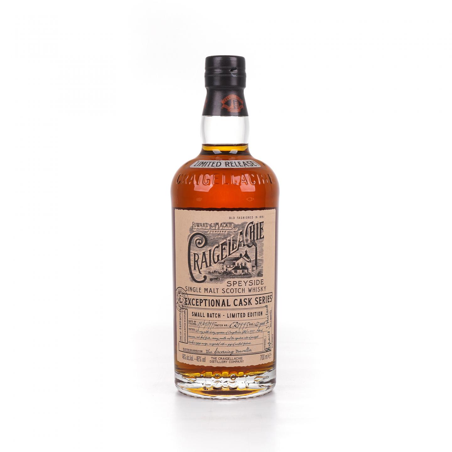 Craigellachie 克莱拉奇 23年 1995 ECS系列 Batch No.CR1995