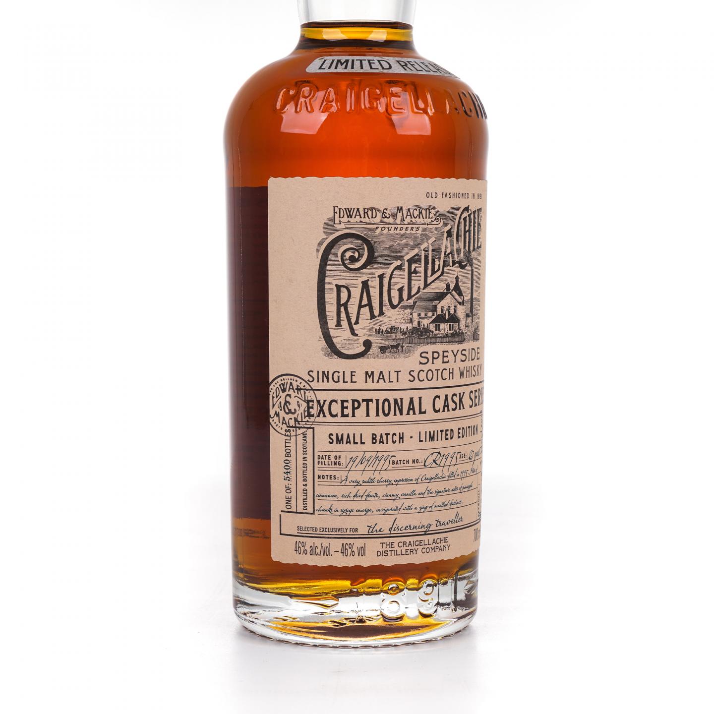 Craigellachie 克莱拉奇 23年 1995 ECS系列 Batch No.CR1995