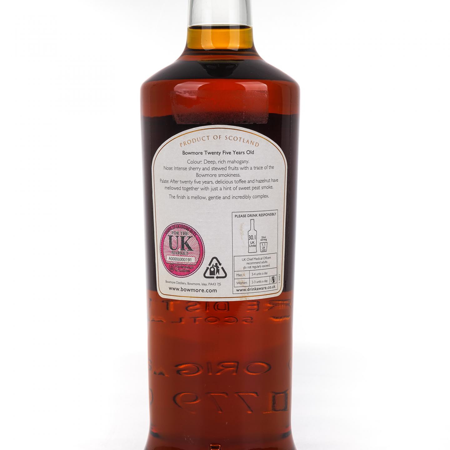 Bowmore 波摩 25年 黑标 43%