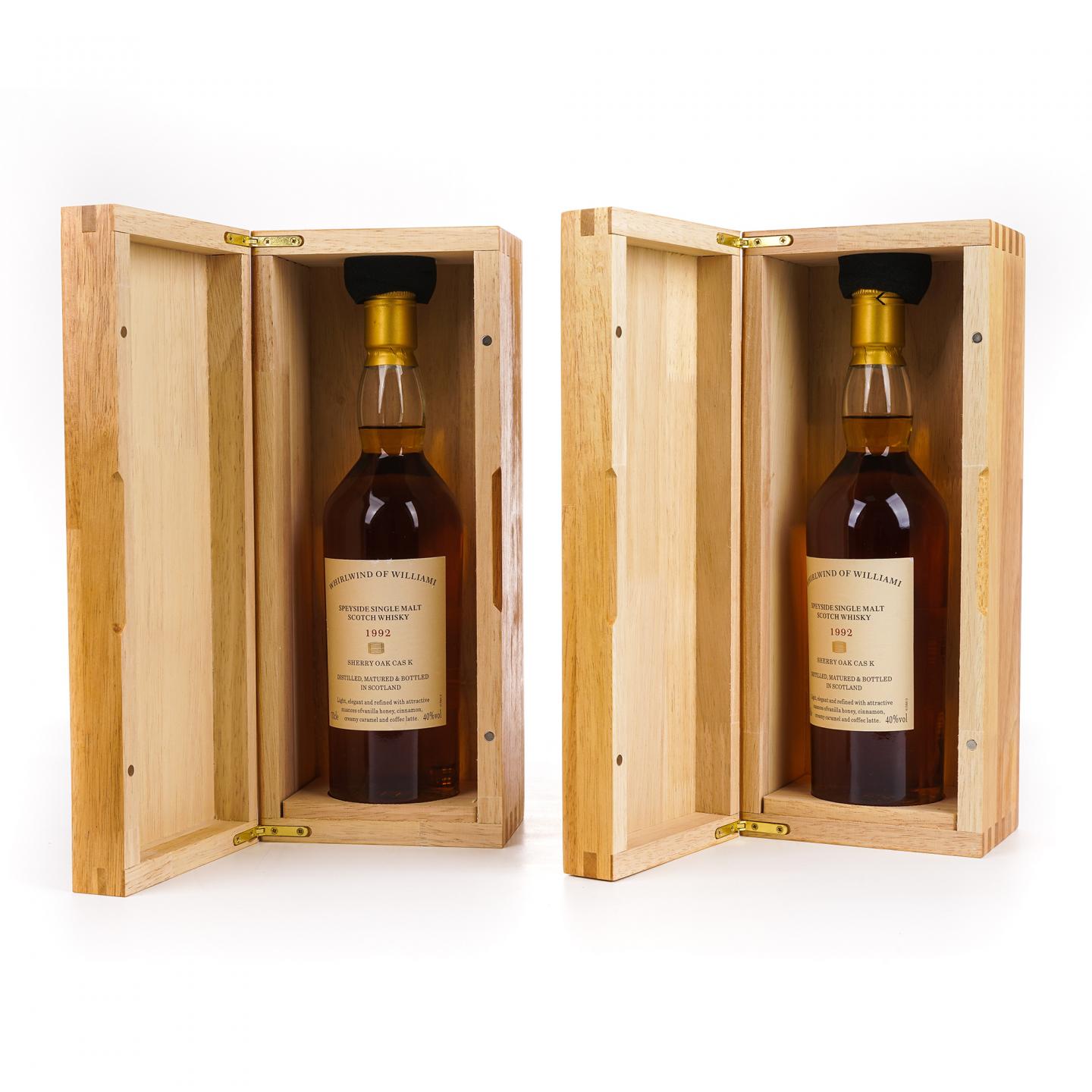 秘密斯佩塞 1992 Whirlwind of Williami 雪莉桶 单麦 2瓶组